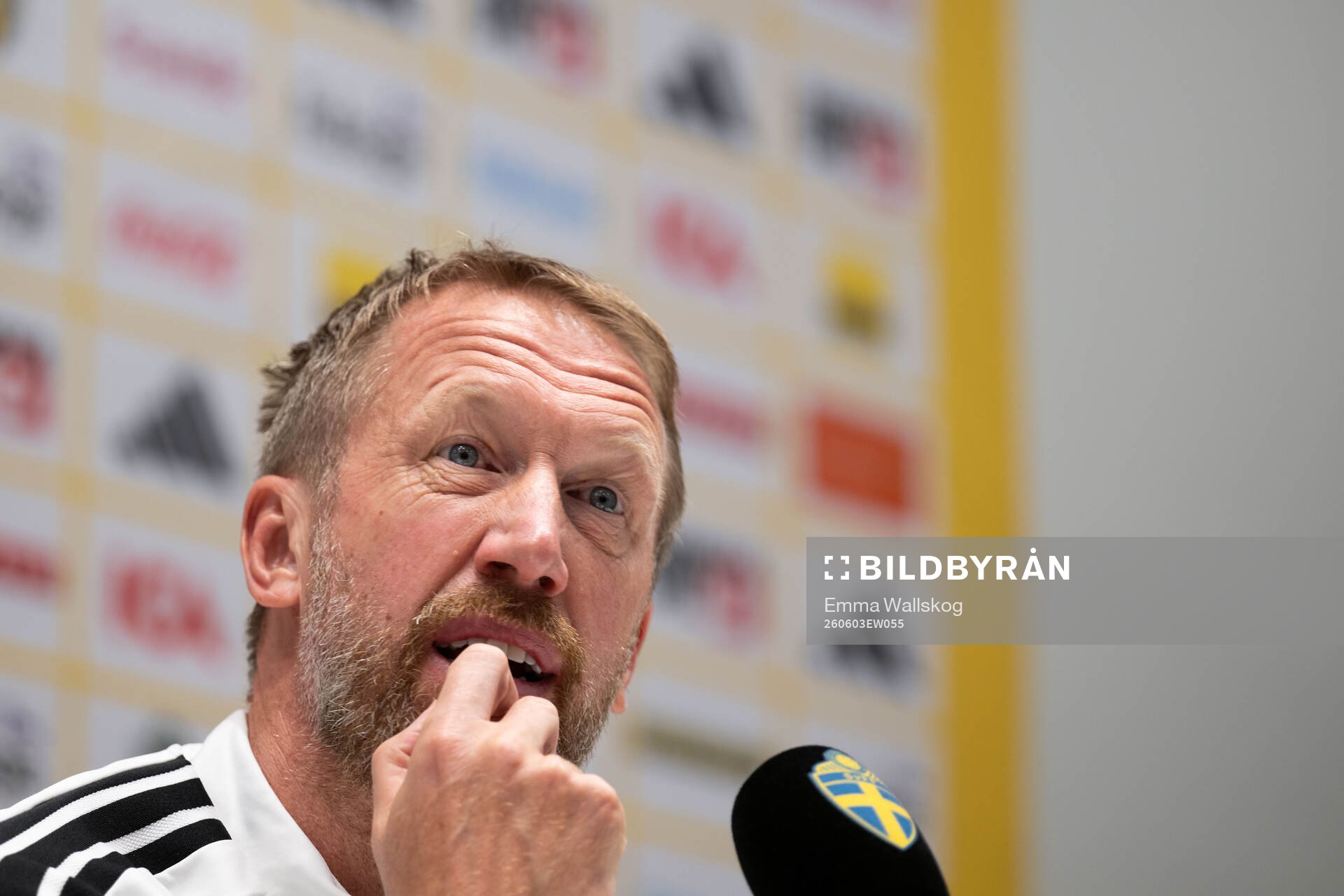 Head coach Graham Potter of the Swedish national football