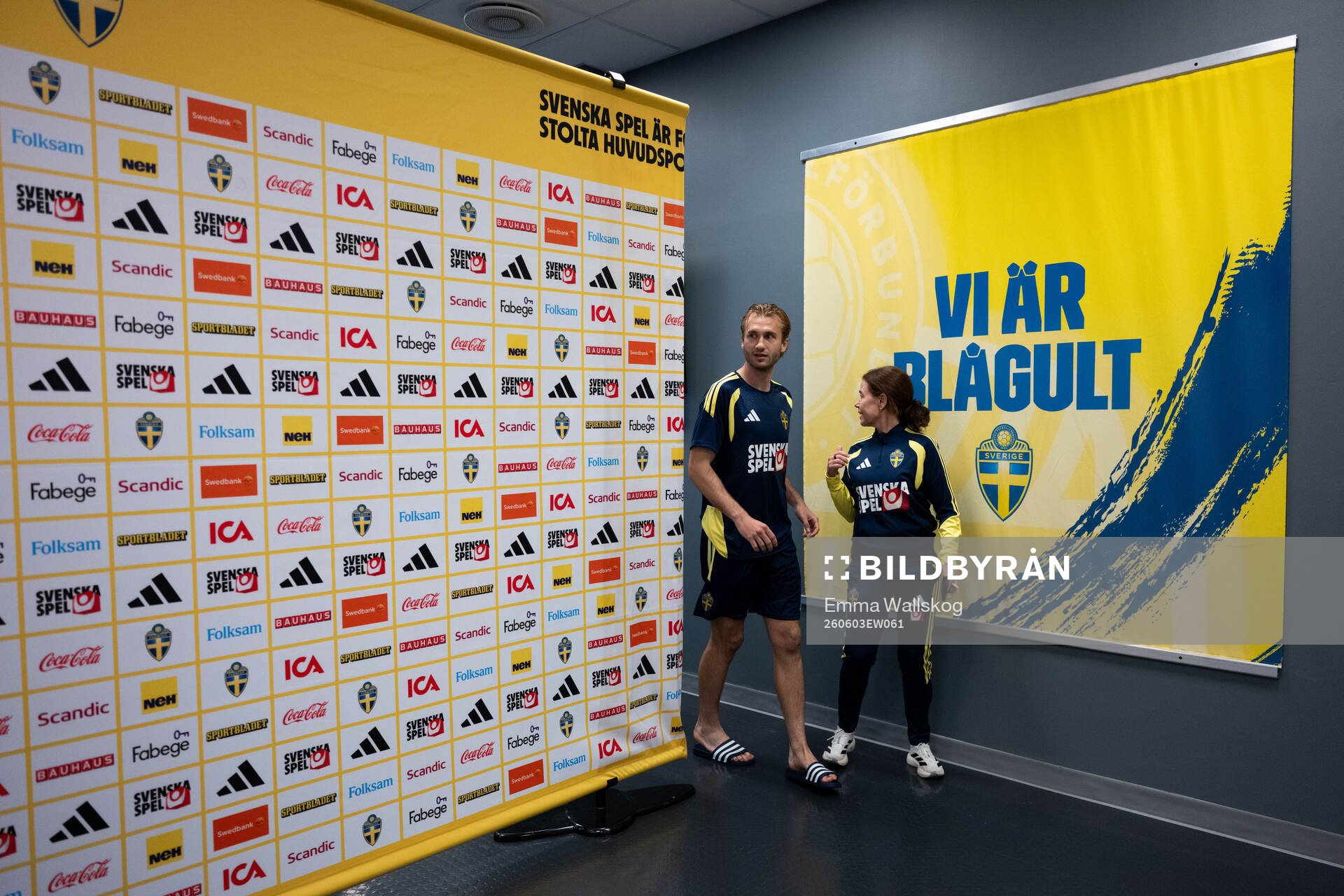 Benjamin Nygren of the Swedish national football team in