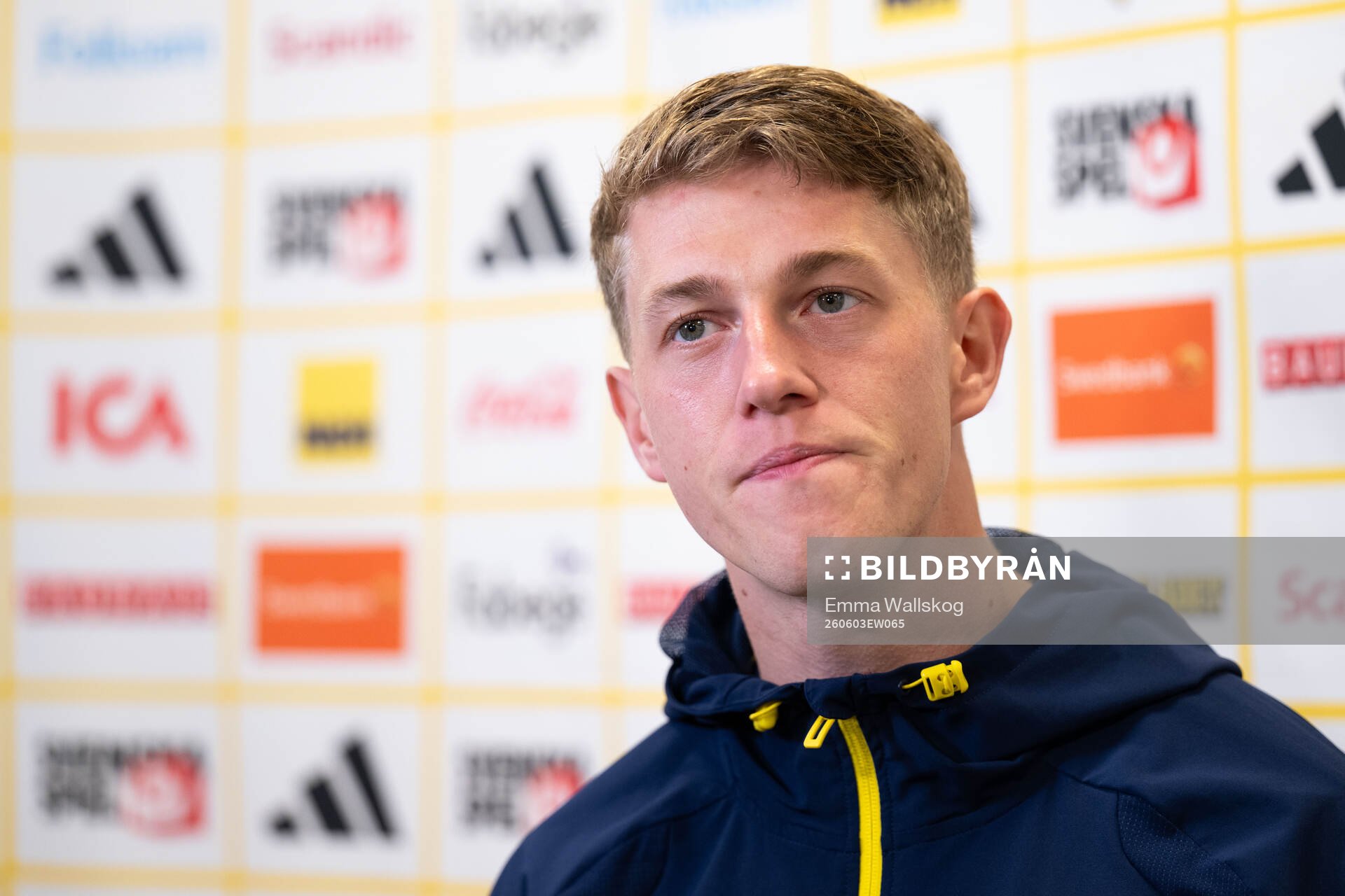 Alexander Bernhardsson of the Swedish national football