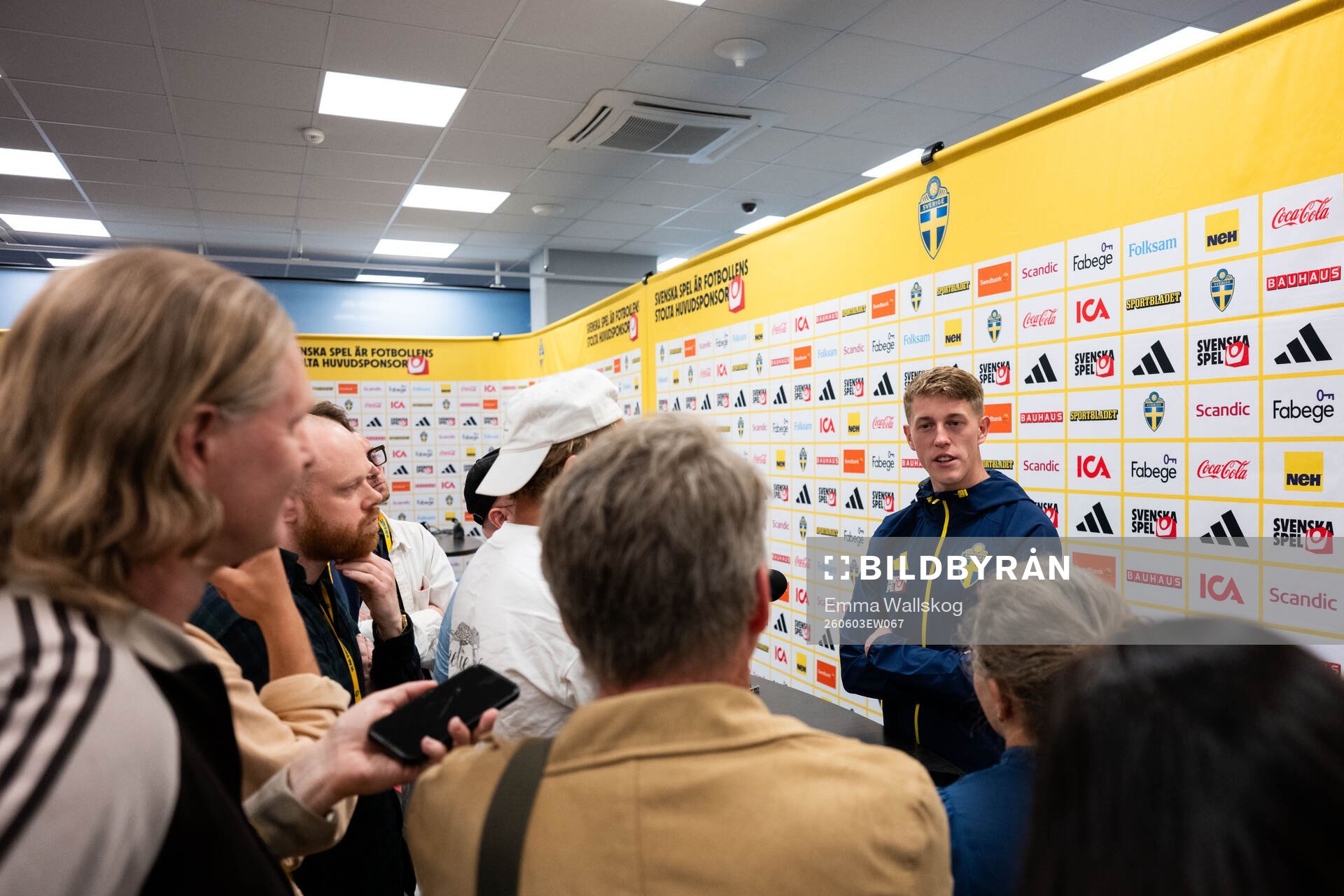 Alexander Bernhardsson of the Swedish national football