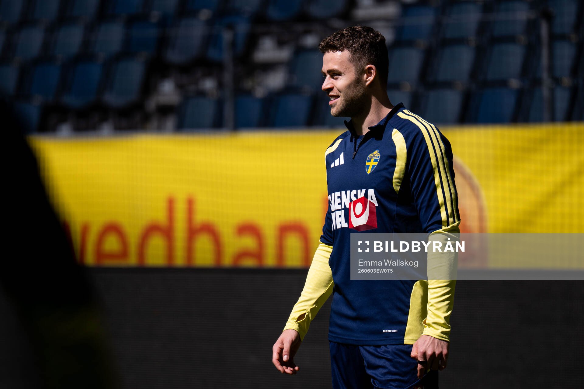 Gabriel Gudmundsson of the Swedish national football team