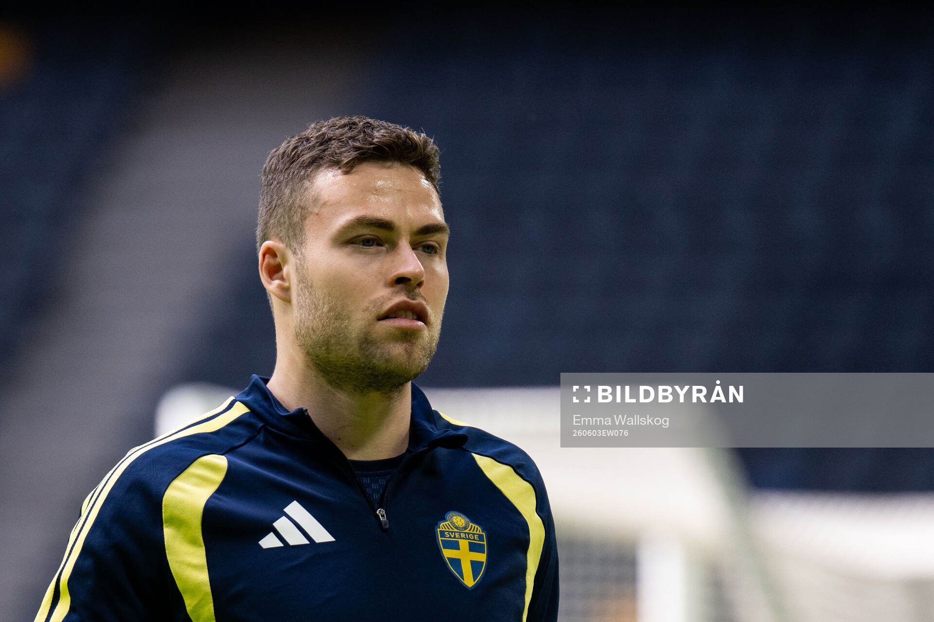 Gabriel Gudmundsson of the Swedish national football team