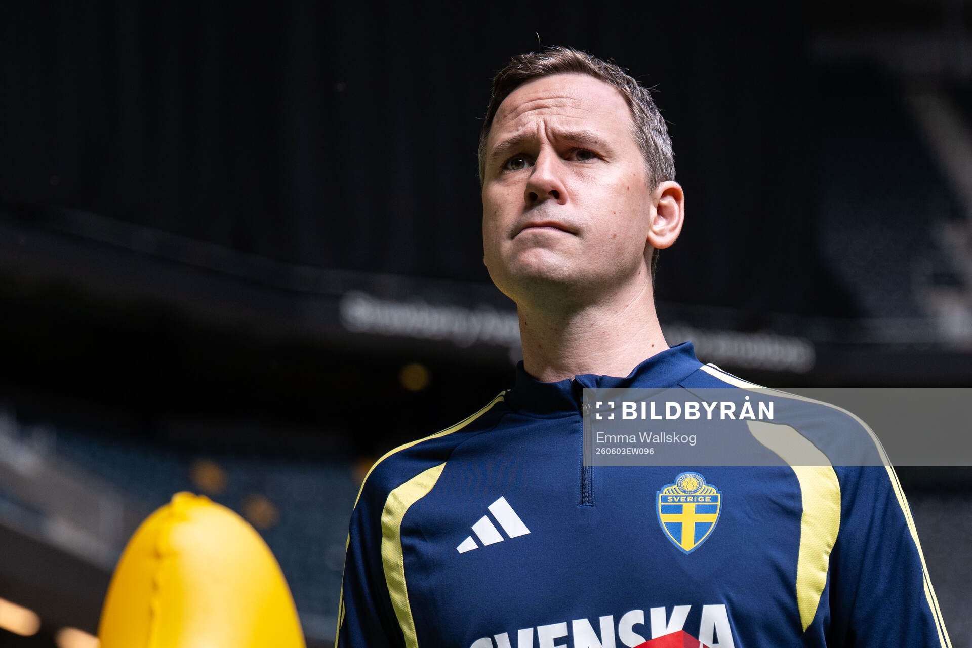 Jonas Svensson, chef for the Swedish national football team