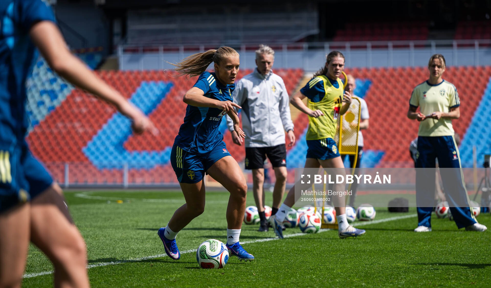 Smilla Holmberg of the Swedish women's national football