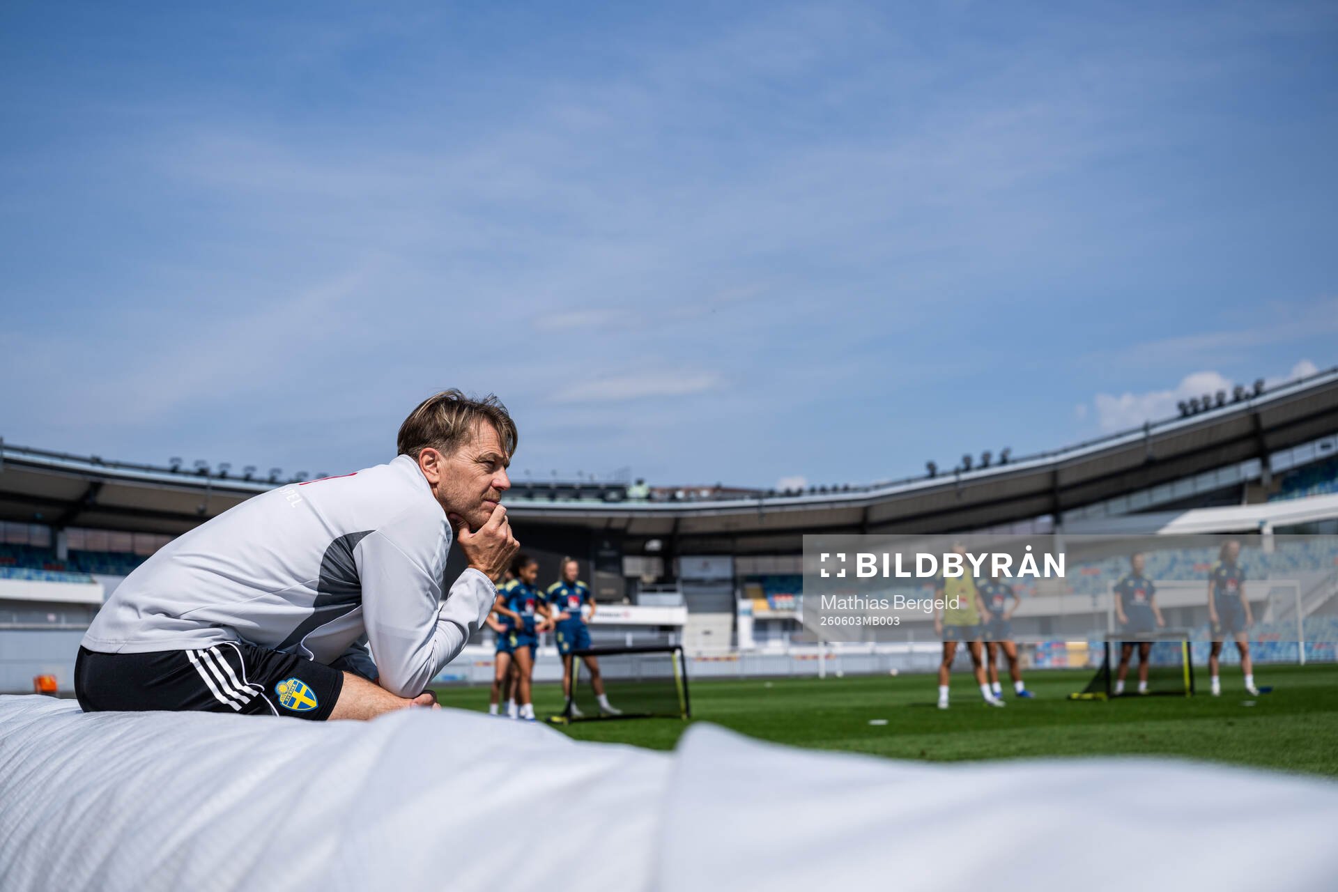 Head coach Tony Gustavsson of the Swedish women's national