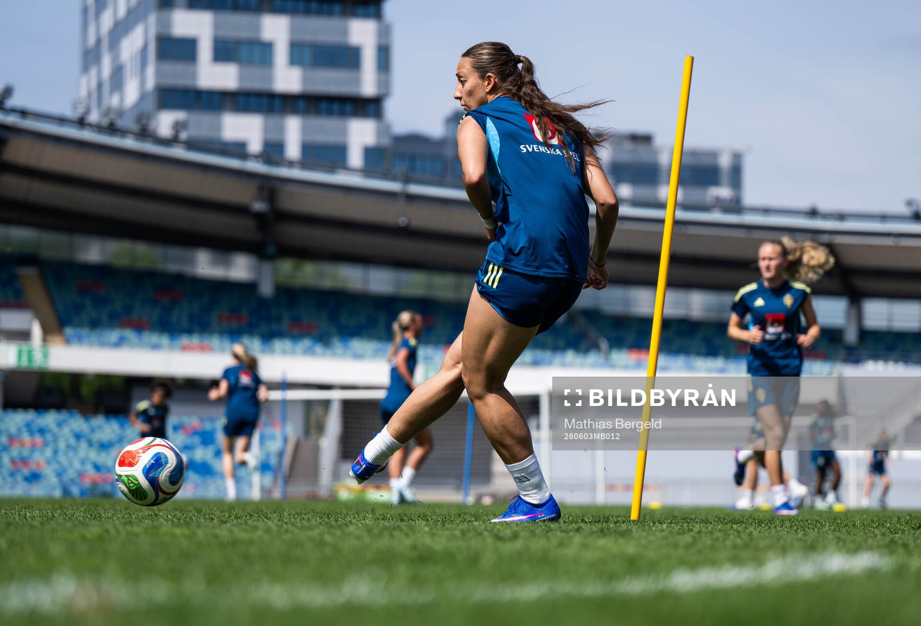 Rosa Kafaji of the Swedish women's national football team