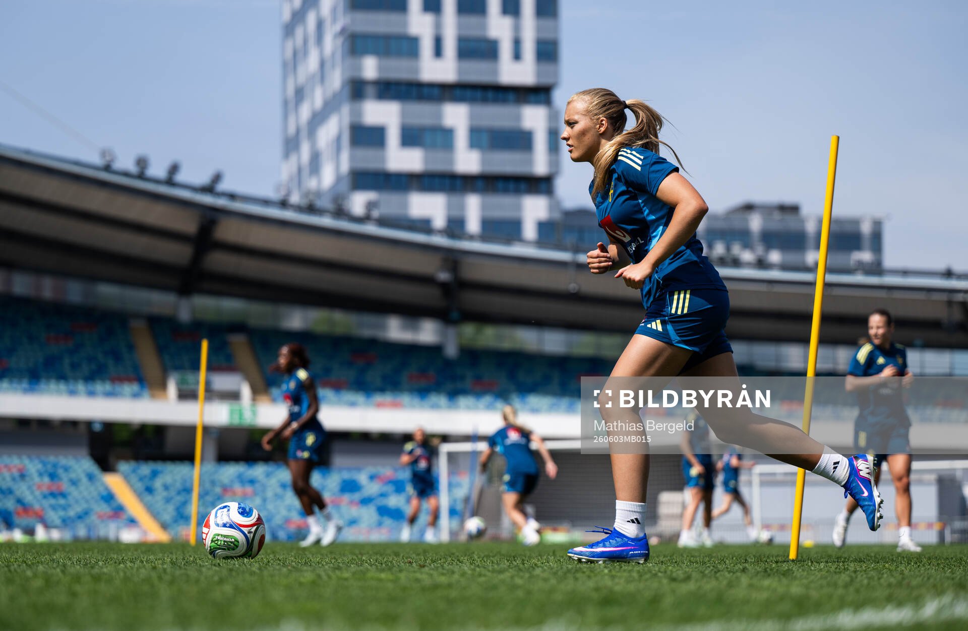 Smilla Holmberg of the Swedish women's national football