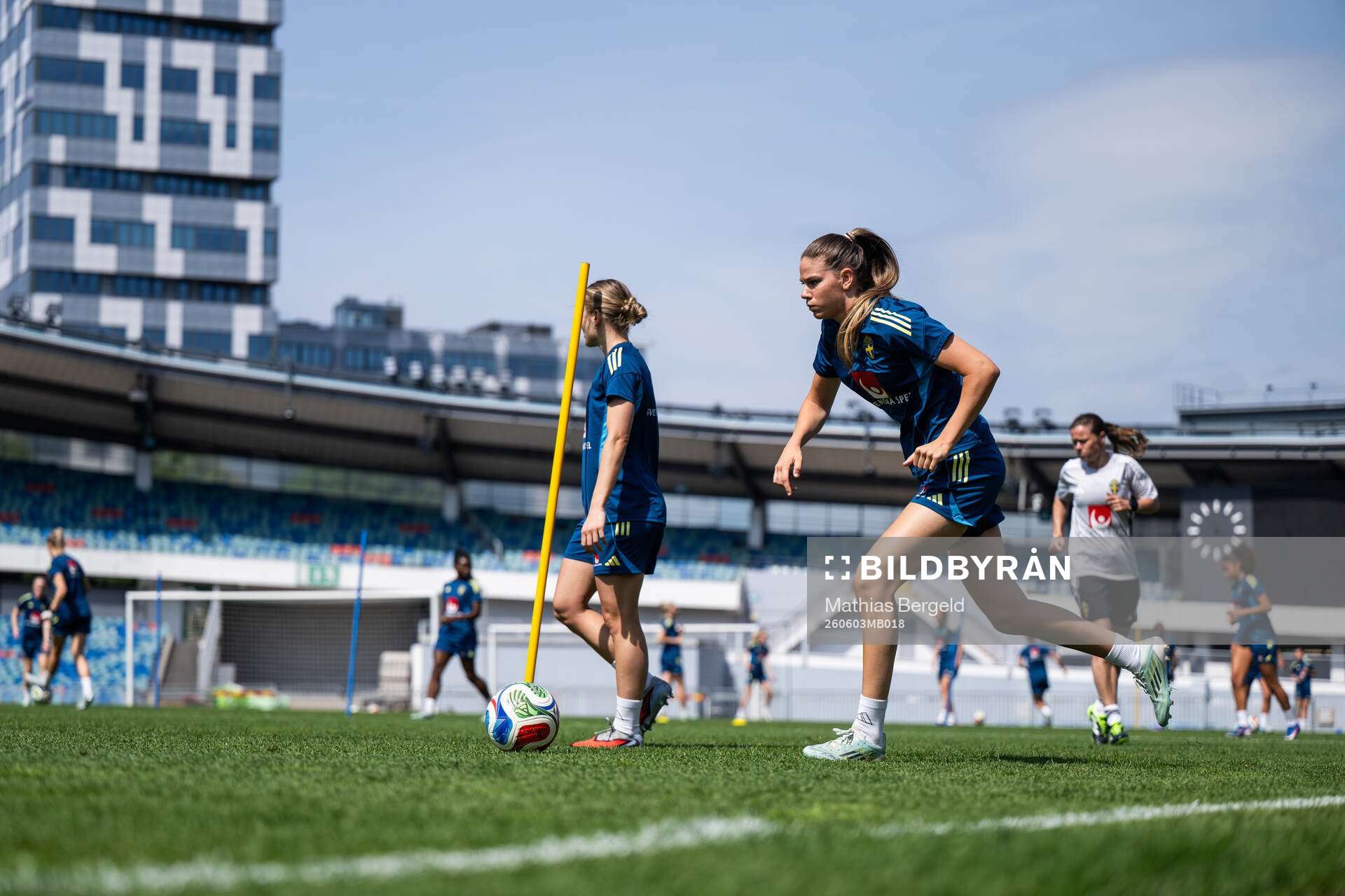 Bella Andersson of the Swedish women's national football