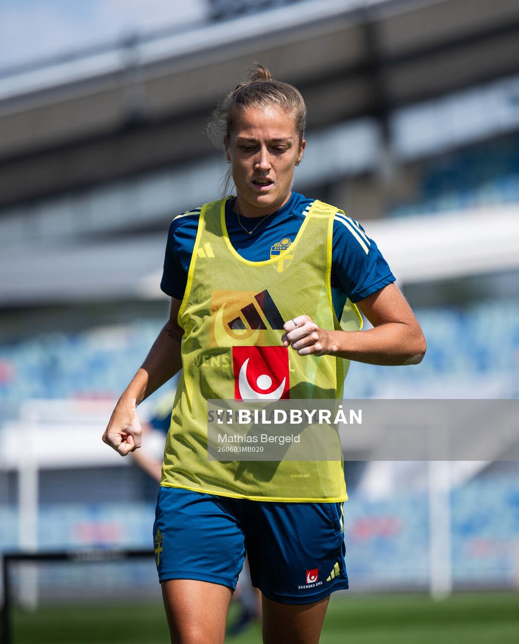 Filippa Angeldahl of the Swedish women's national football