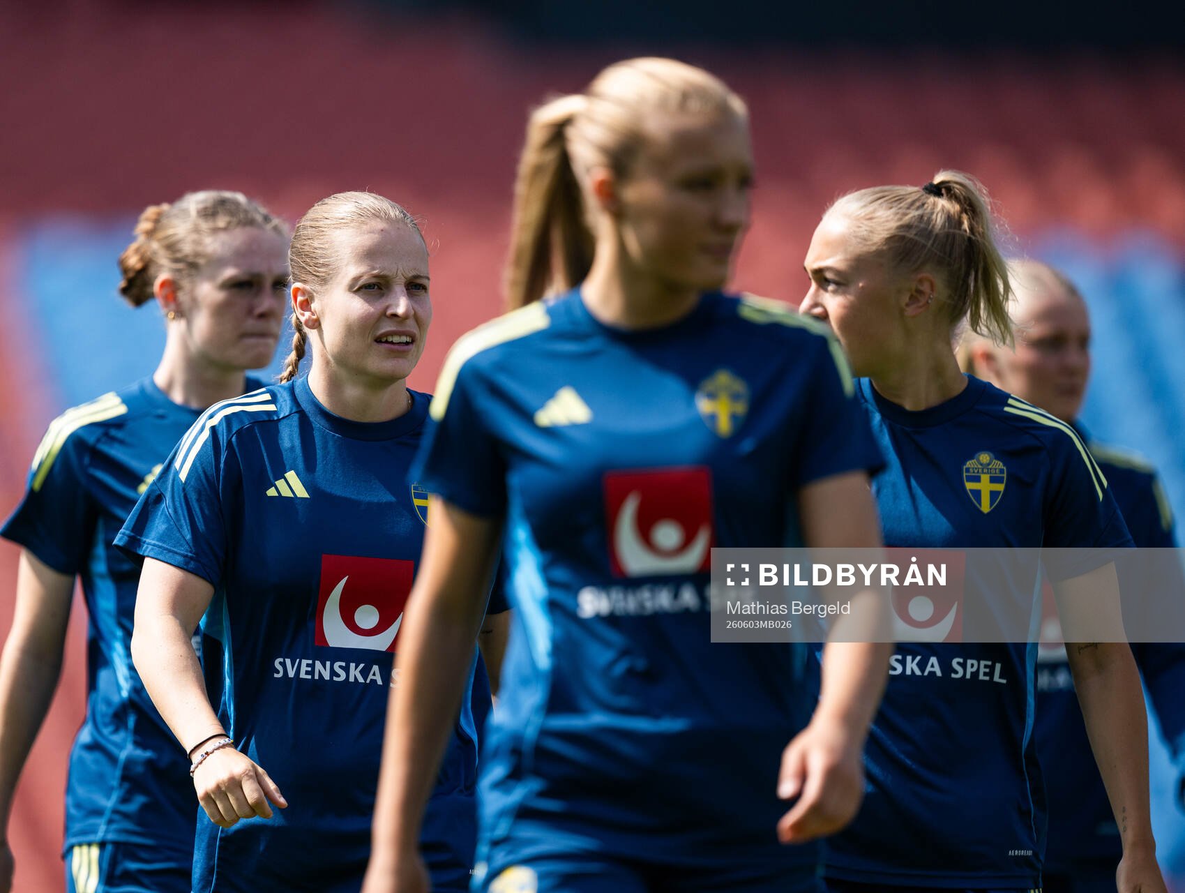 Anna Anvegård of the Swedish women's national football team