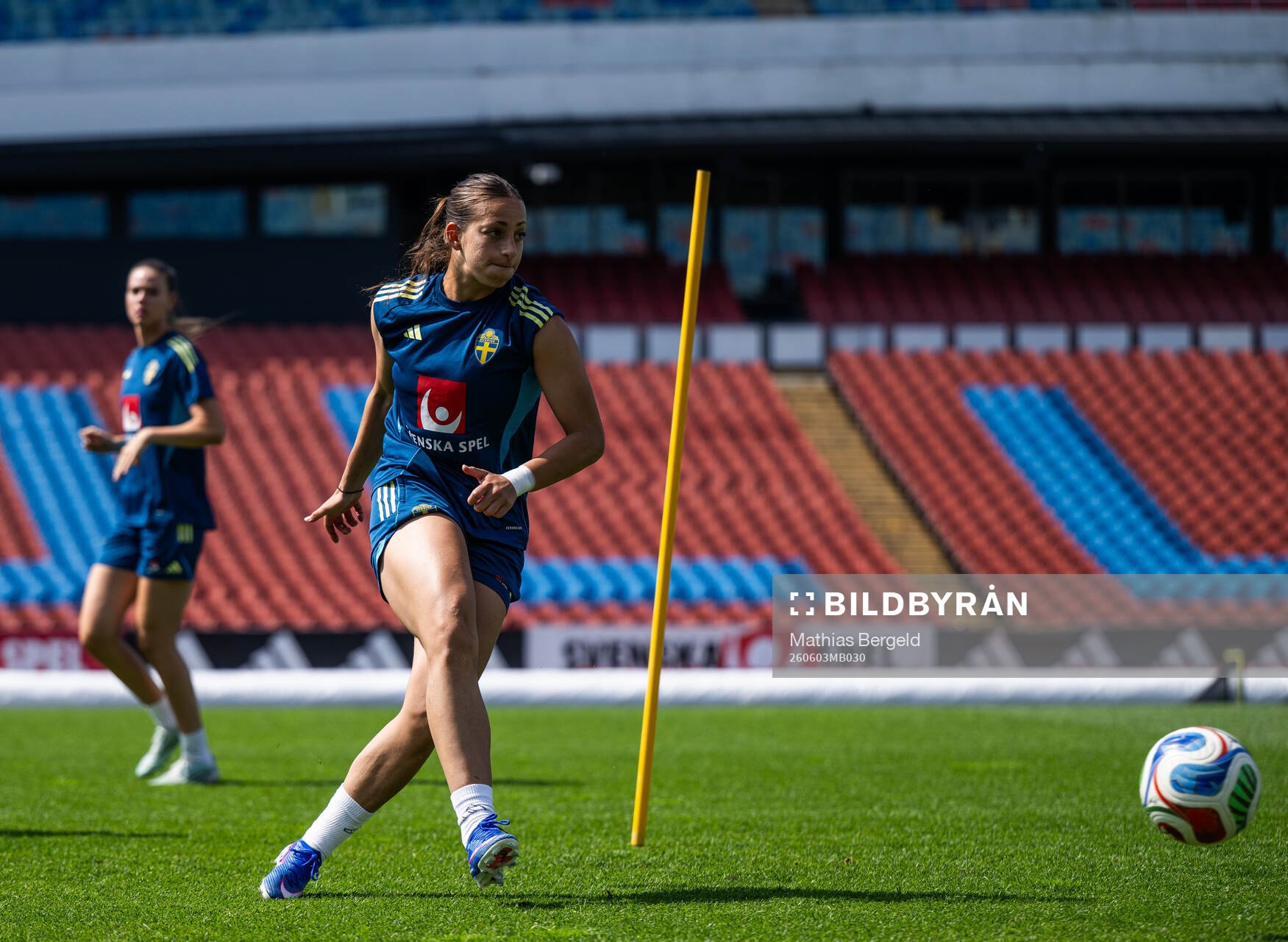 Rosa Kafaji of the Swedish women's national football team