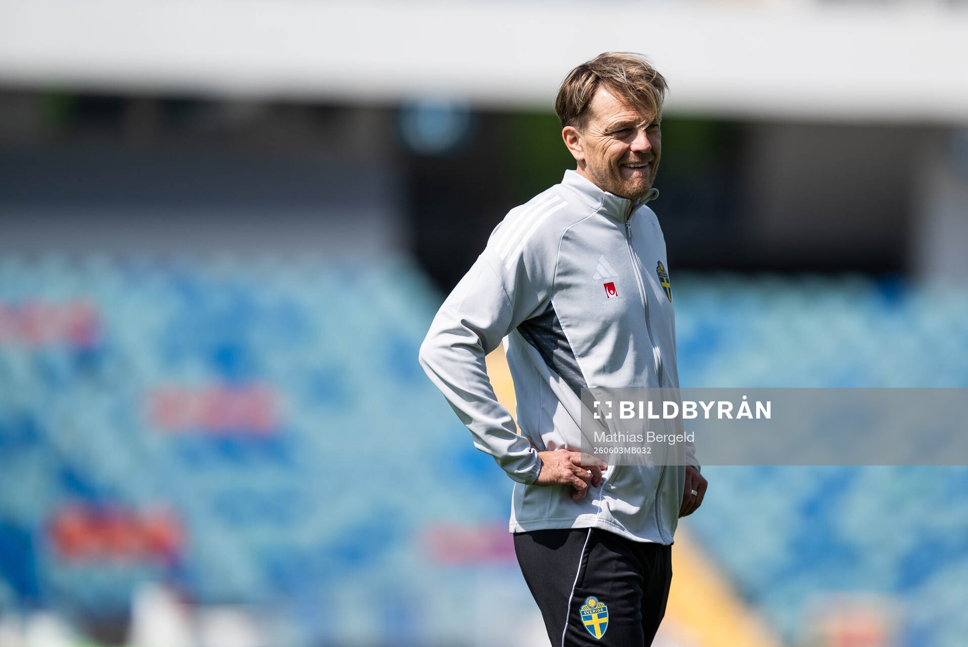 Head coach Tony Gustavsson of the Swedish women's national