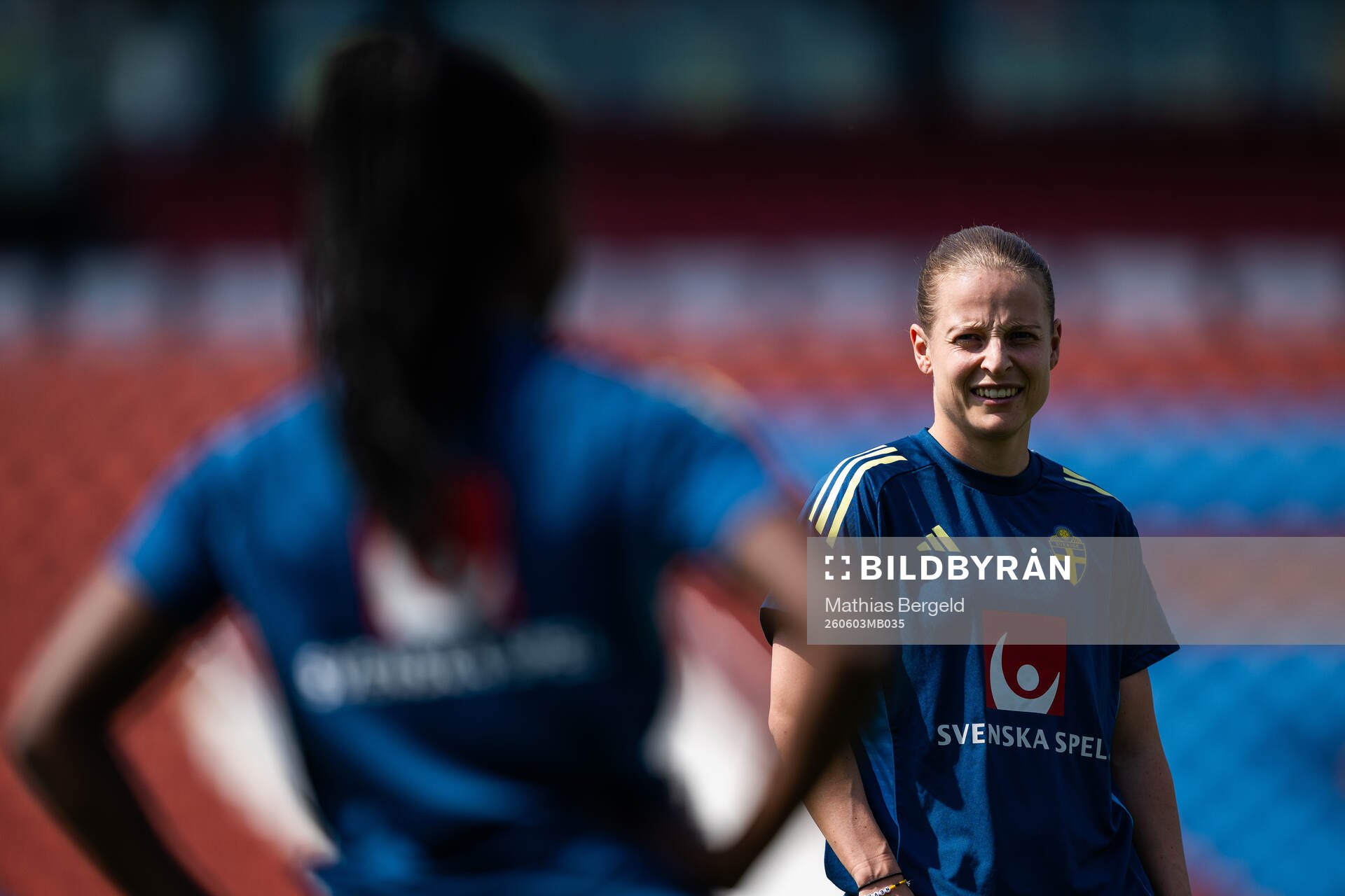 Anna Anvegård of the Swedish women's national football team