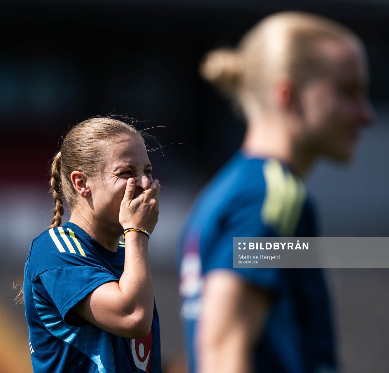 Anna Anvegård of the Swedish women's national football team