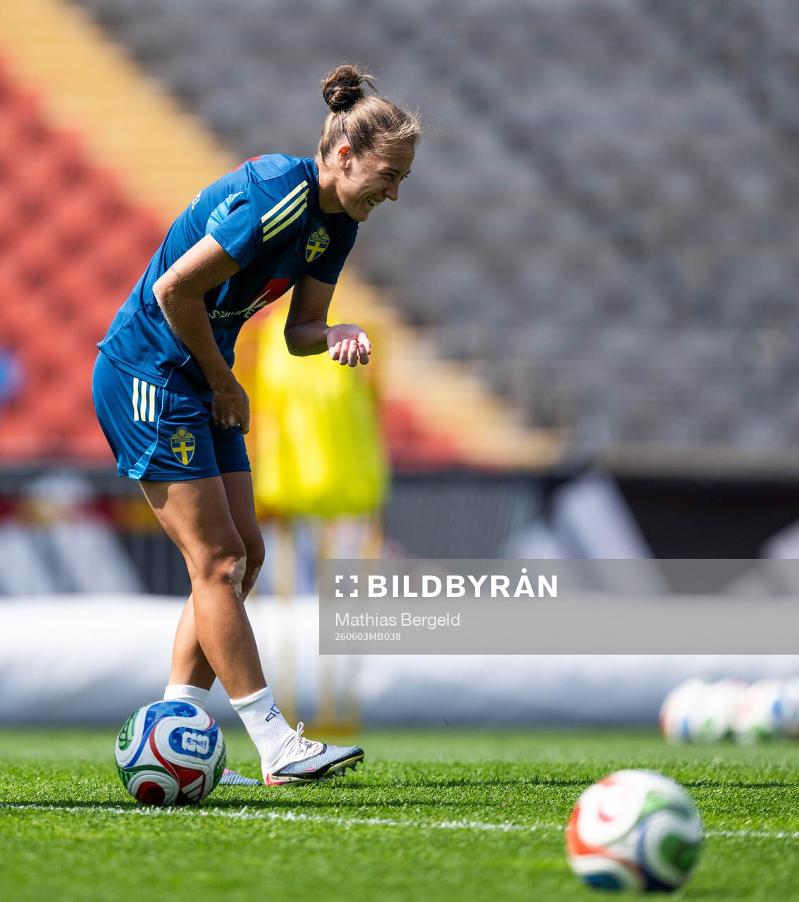 Filippa Angeldahl of the Swedish women's national football
