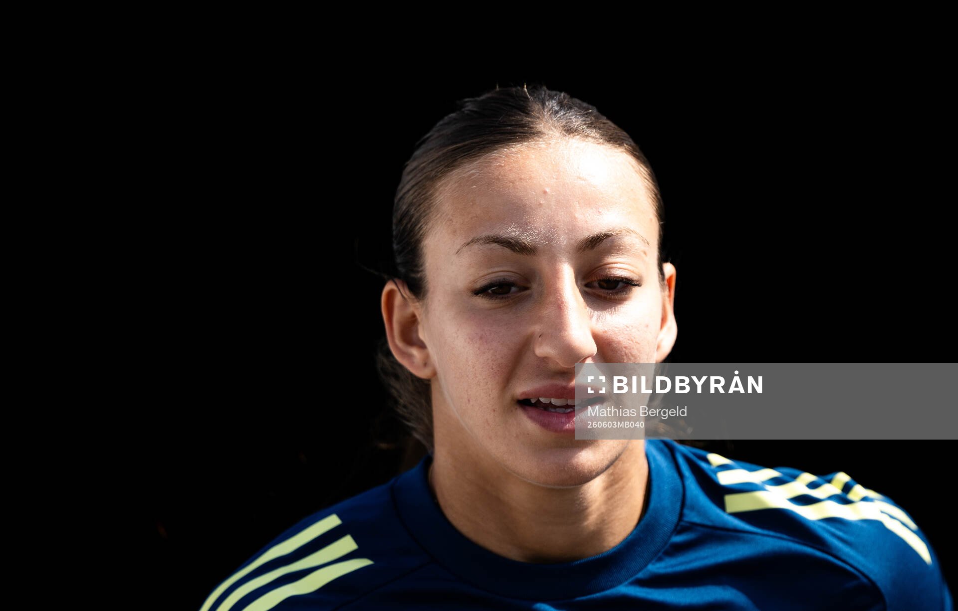 Rosa Kafaji of the Swedish women's national football team