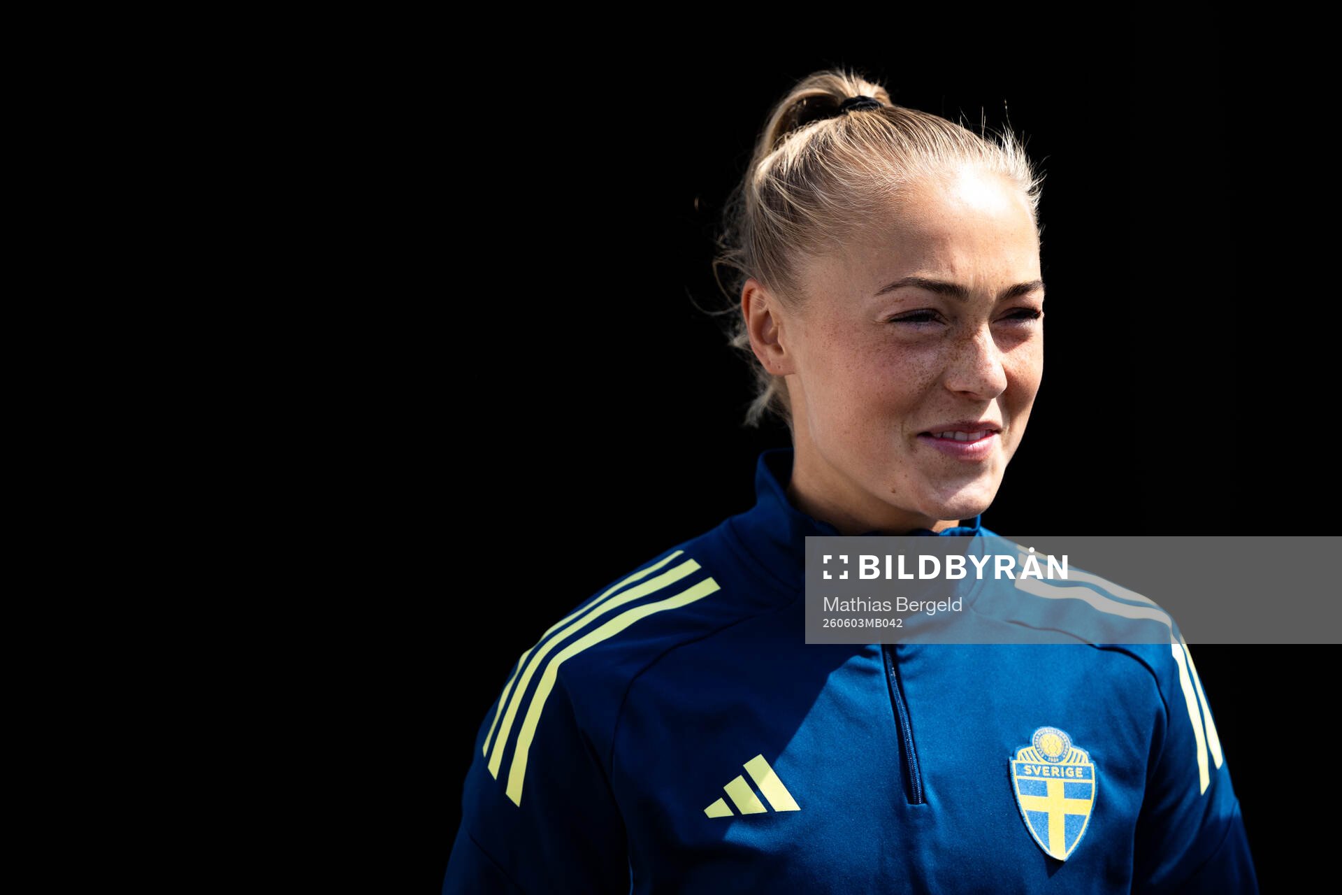 Hanna Bennison of the Swedish women's national football team