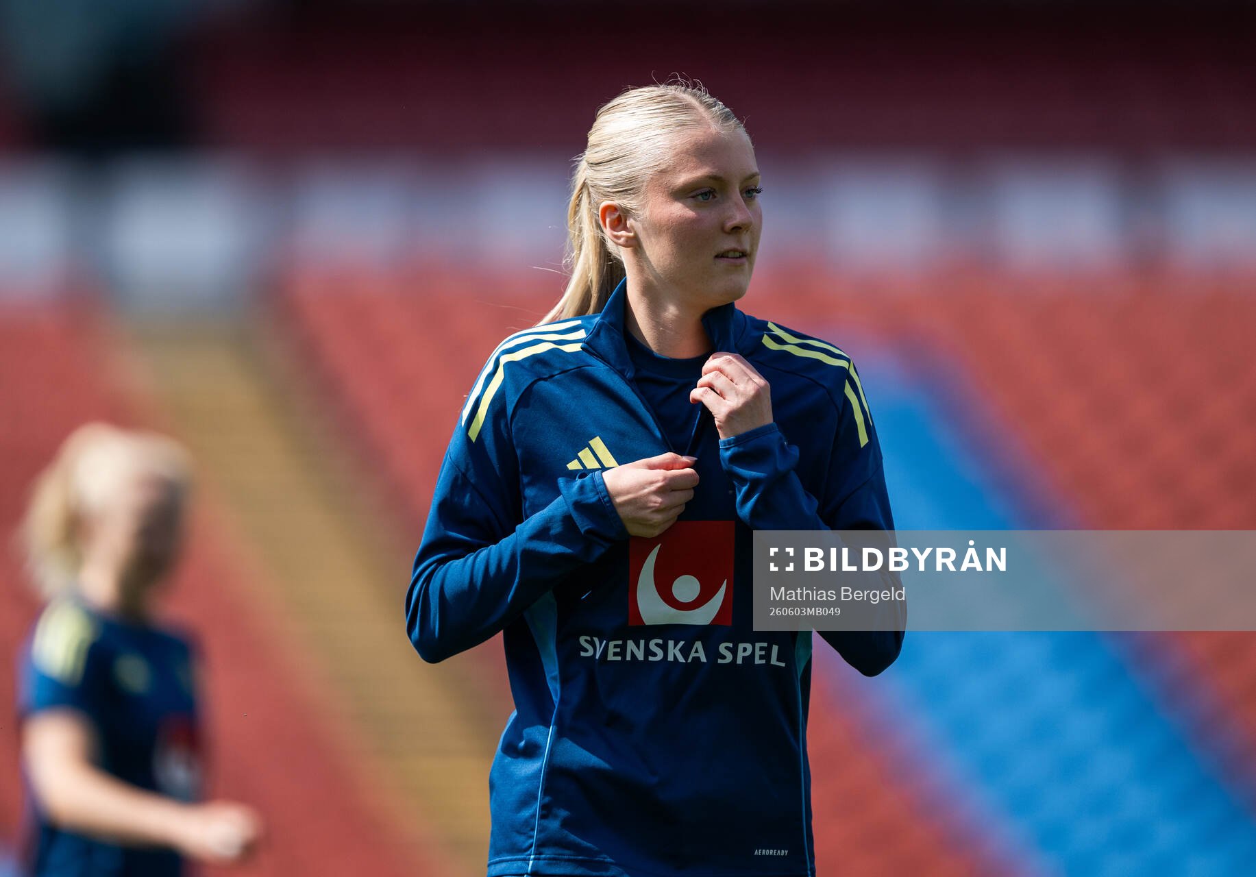 Filippa Andersson of IFK Göteborg at a training session