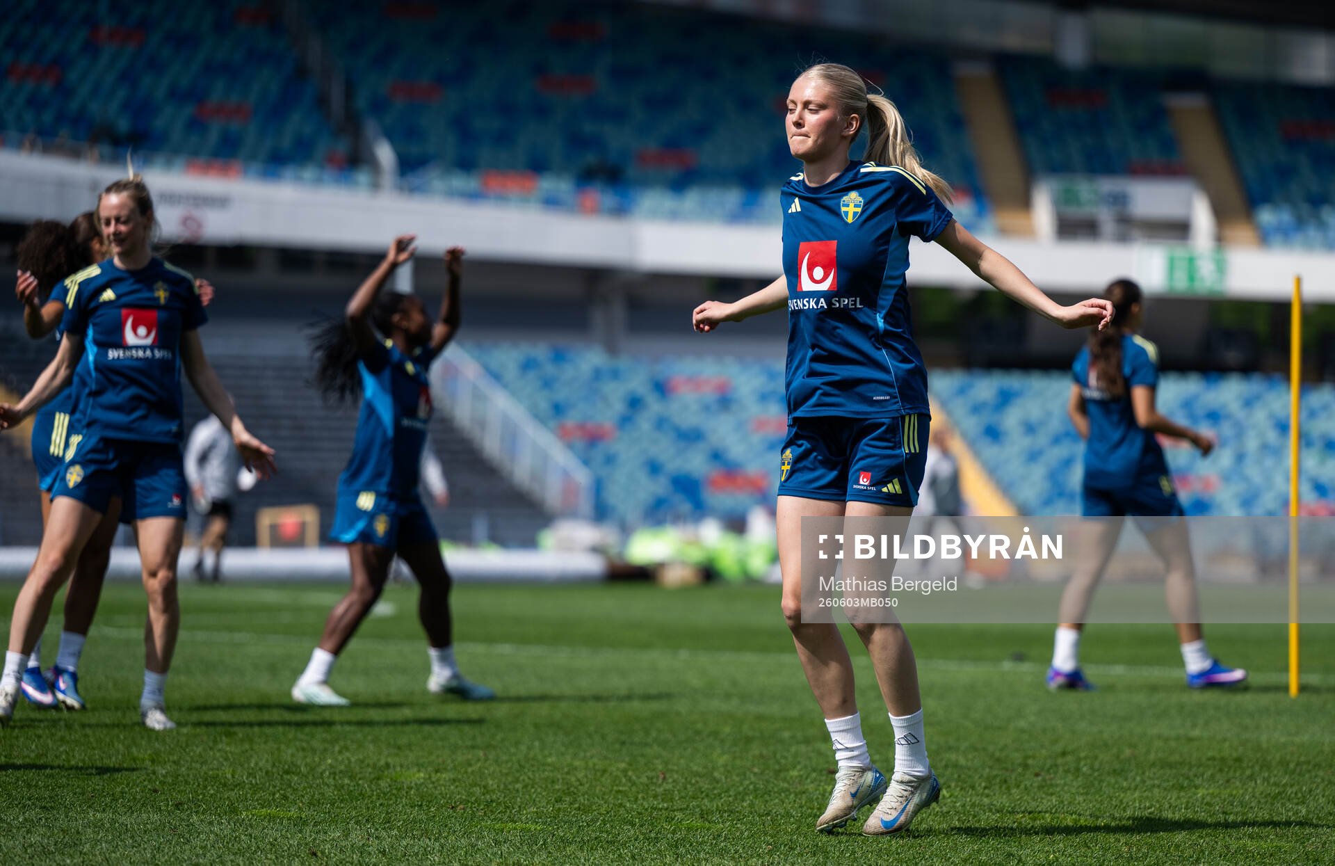 Filippa Andersson of IFK Göteborg at a training session