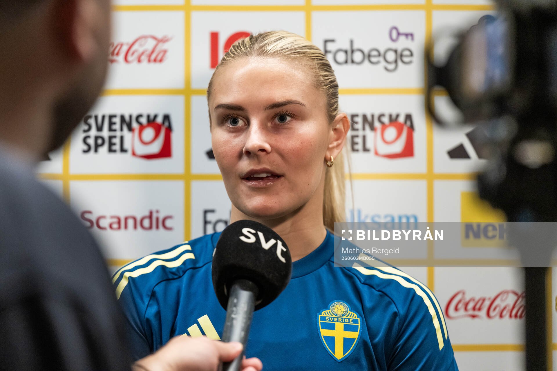 Amanda Nildén of the Swedish women's national football team