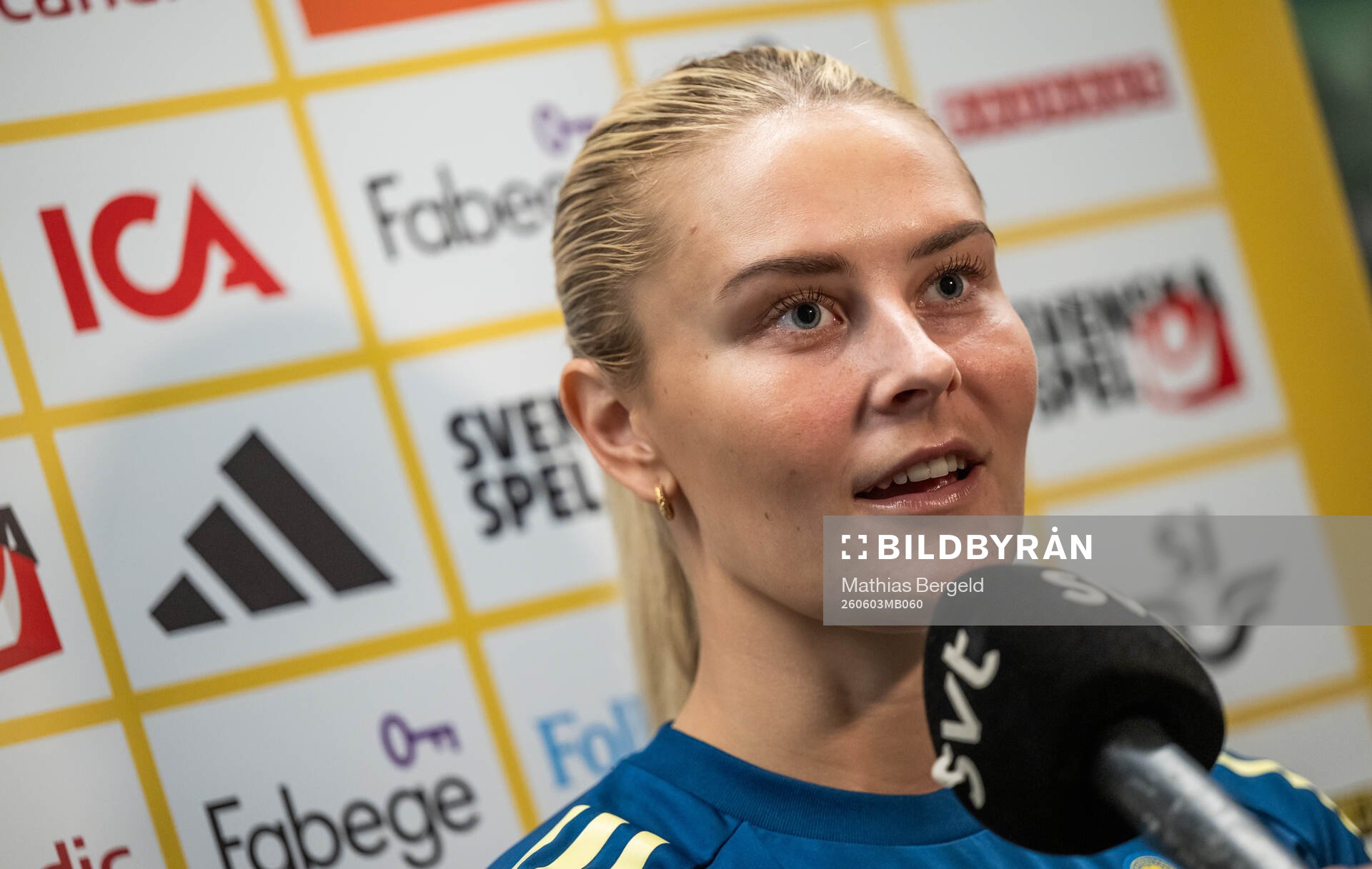 Amanda Nildén of the Swedish women's national football team