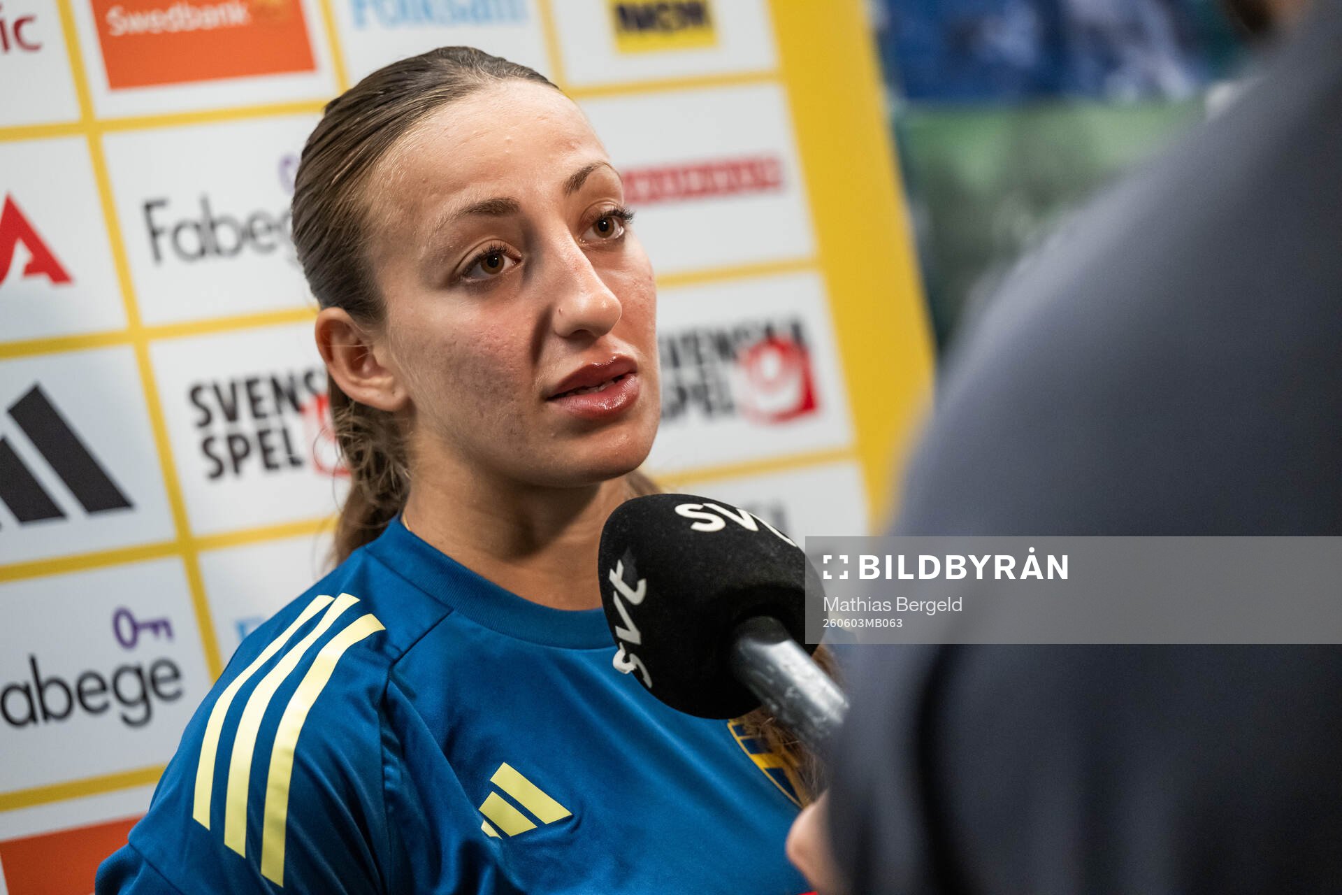 Rosa Kafaji of the Swedish women's national football team