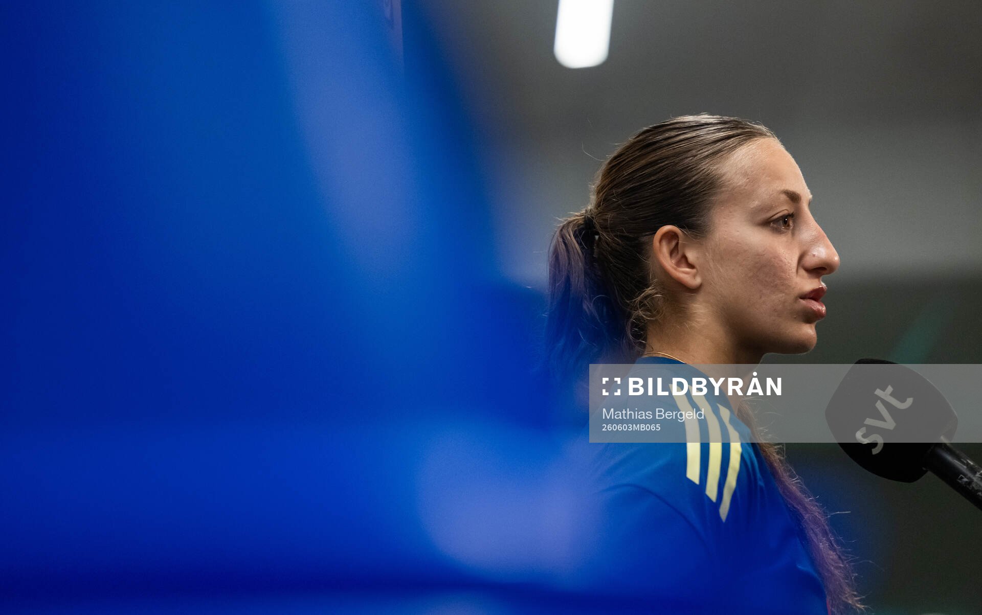 Rosa Kafaji of the Swedish women's national football team