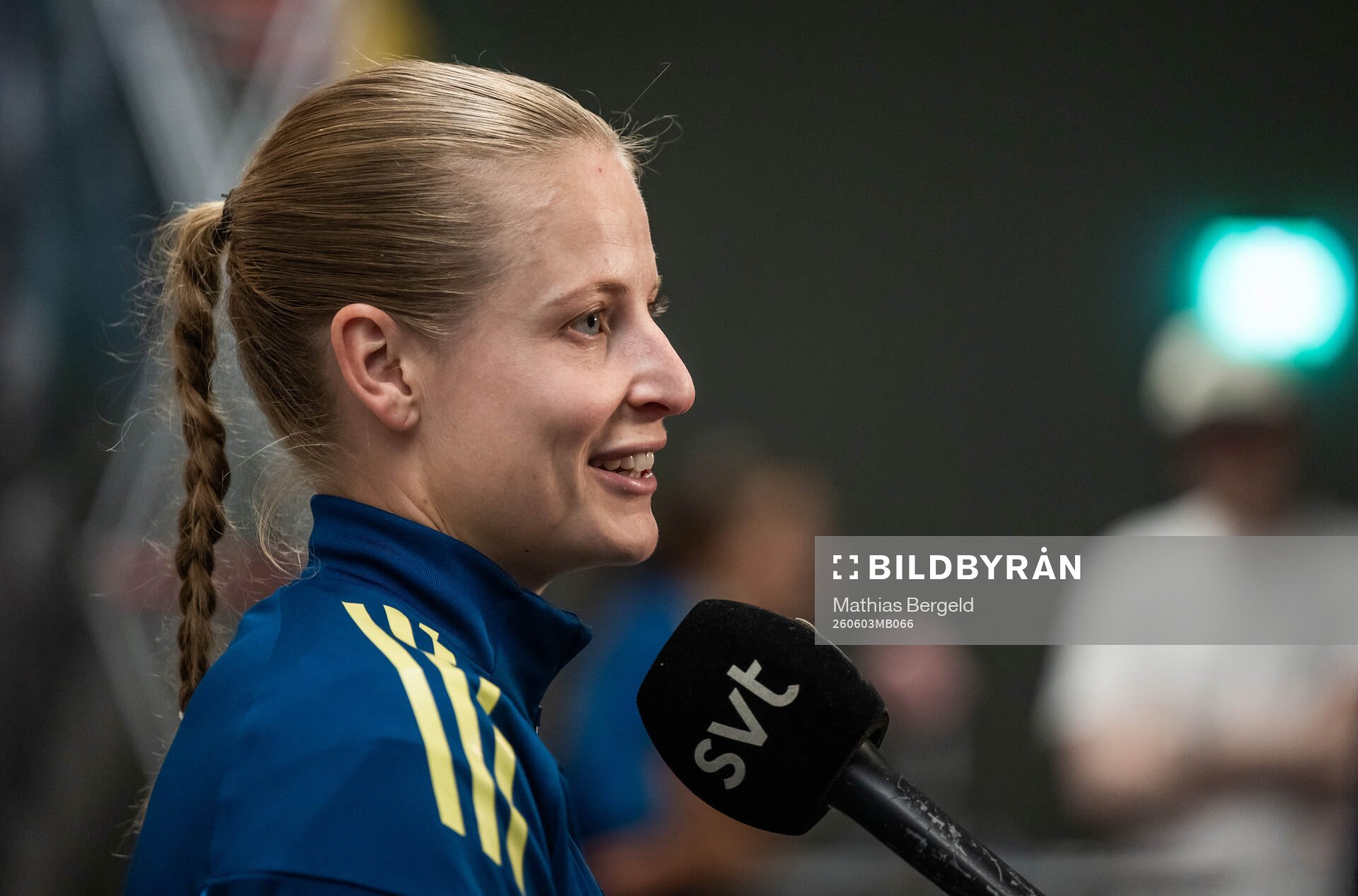 Anna Anvegård of the Swedish women's national football team