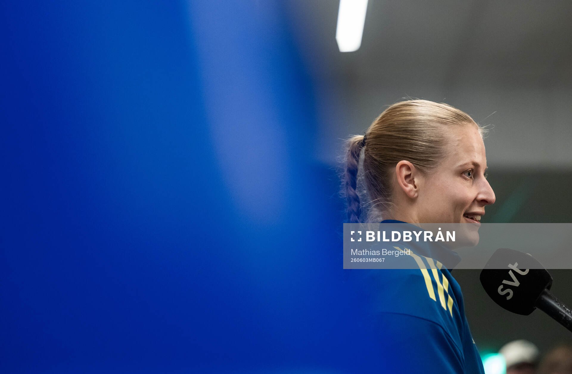 Anna Anvegård of the Swedish women's national football team