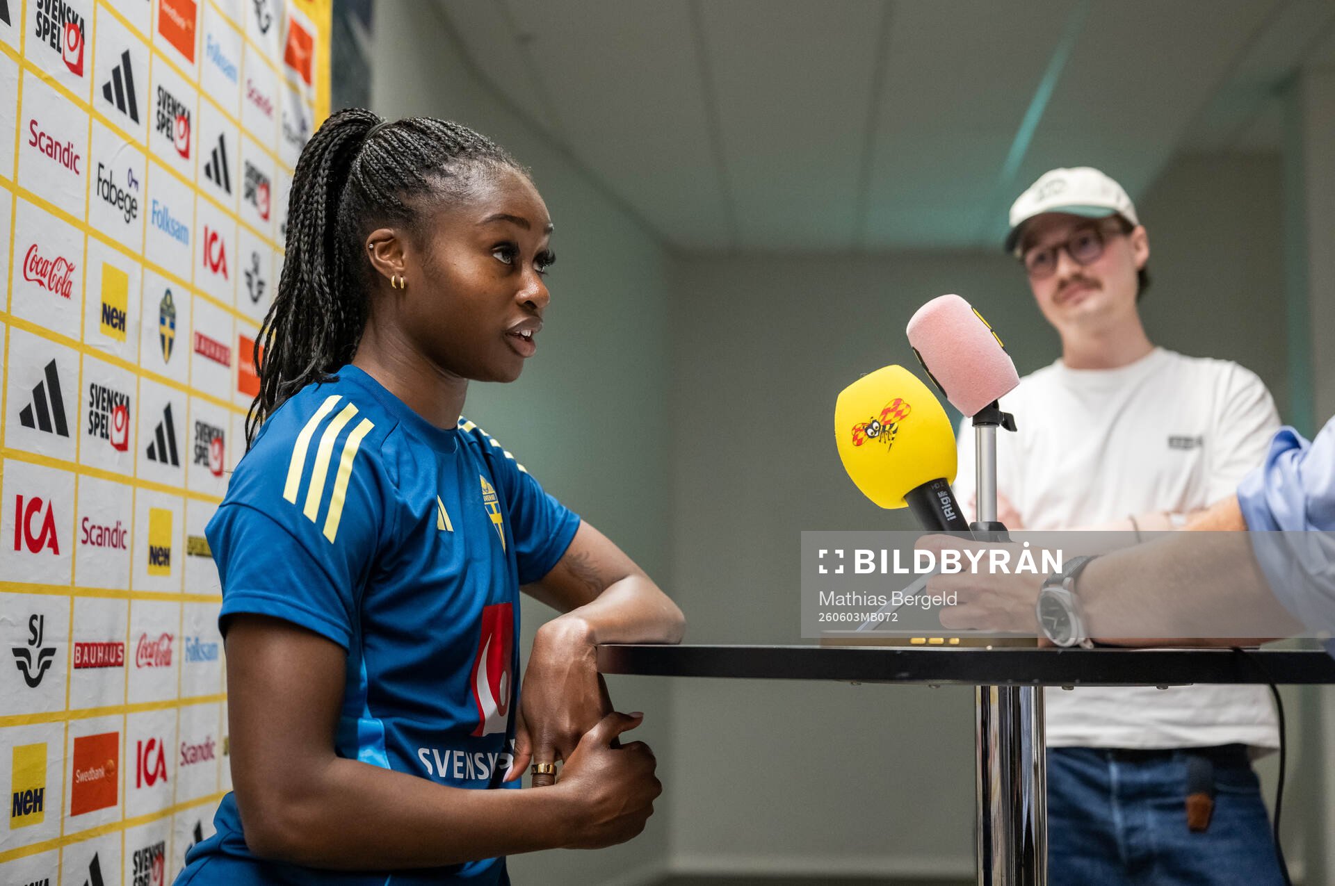 Monica Jusu Bah of the Swedish women's national football