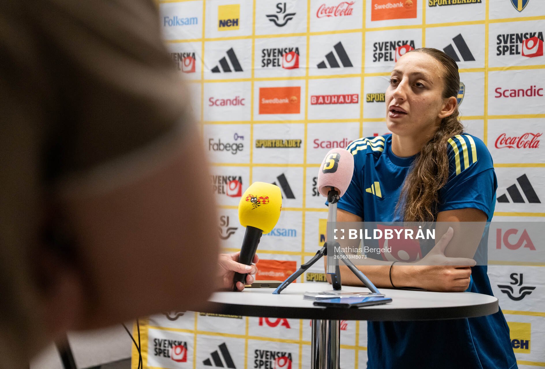 Rosa Kafaji of the Swedish women's national football team