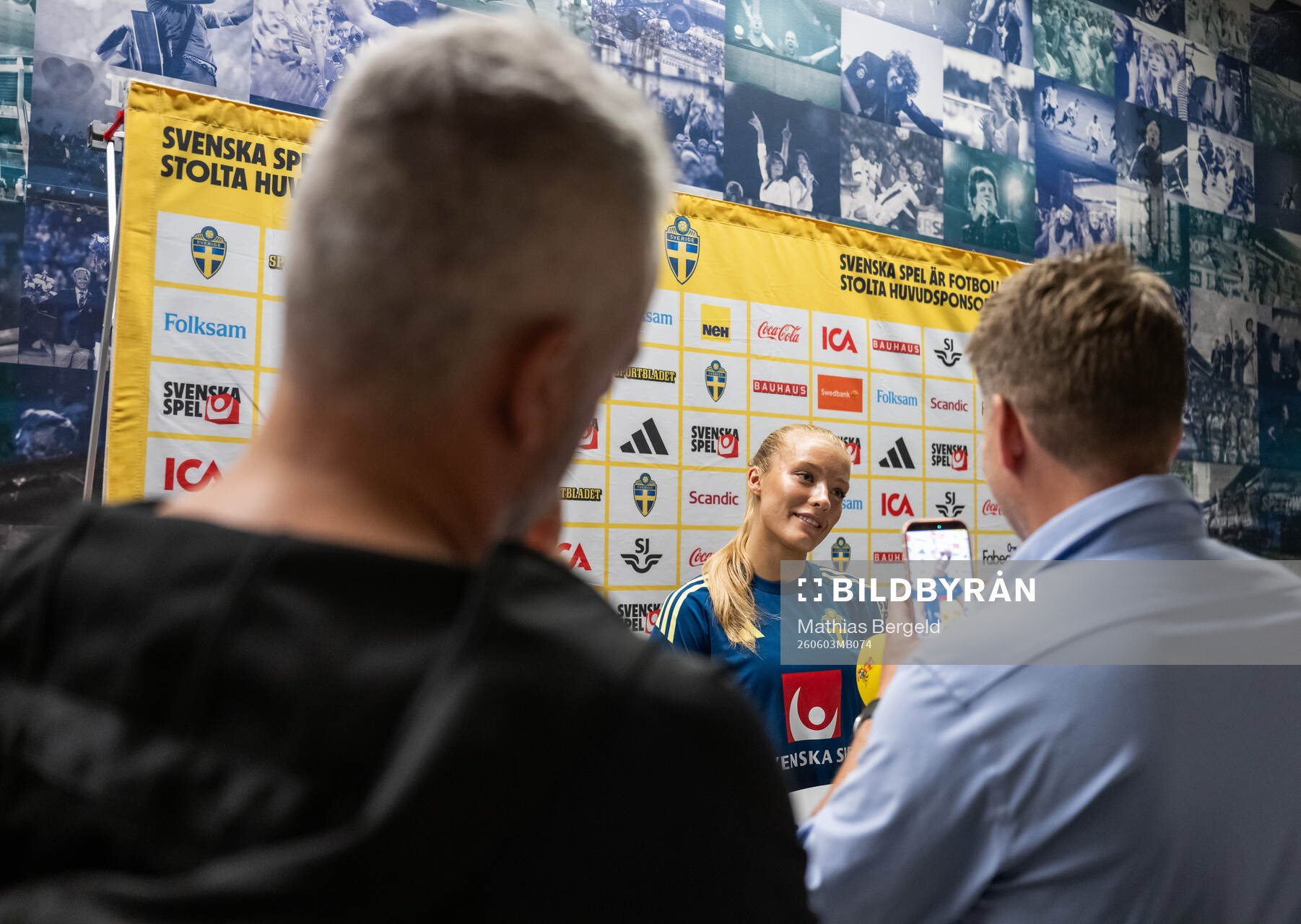 Smilla Holmberg of the Swedish women's national football