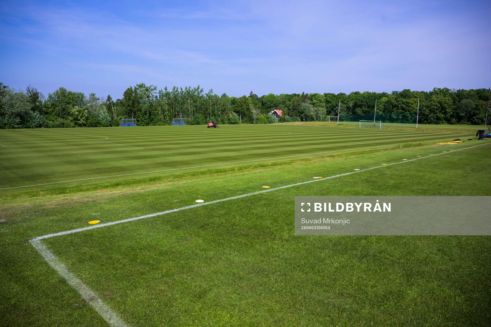 The football ground of Ekerum