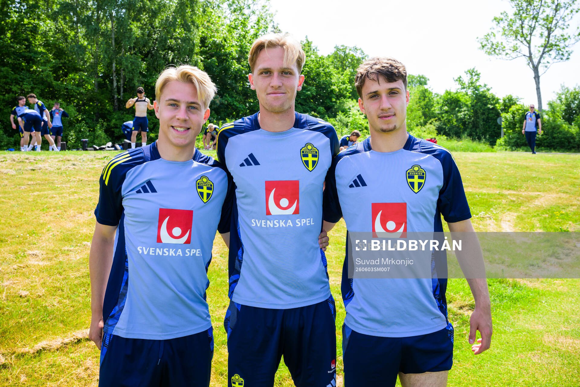 Charlie Rosenqvist, Olle Samuelsson and Kenan Busuladzic of