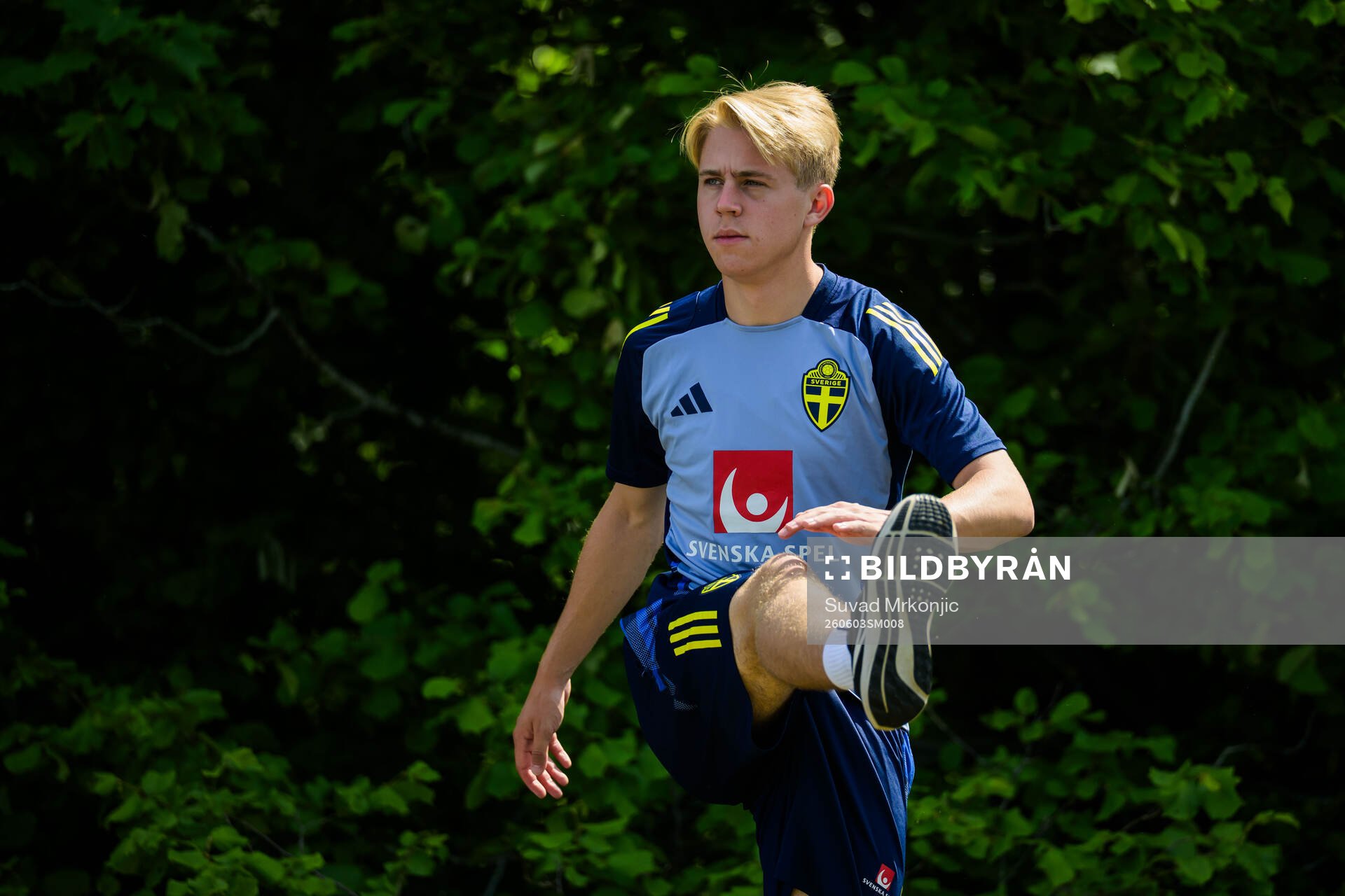 Charlie Rosenqvist of the Swedish under-21 national