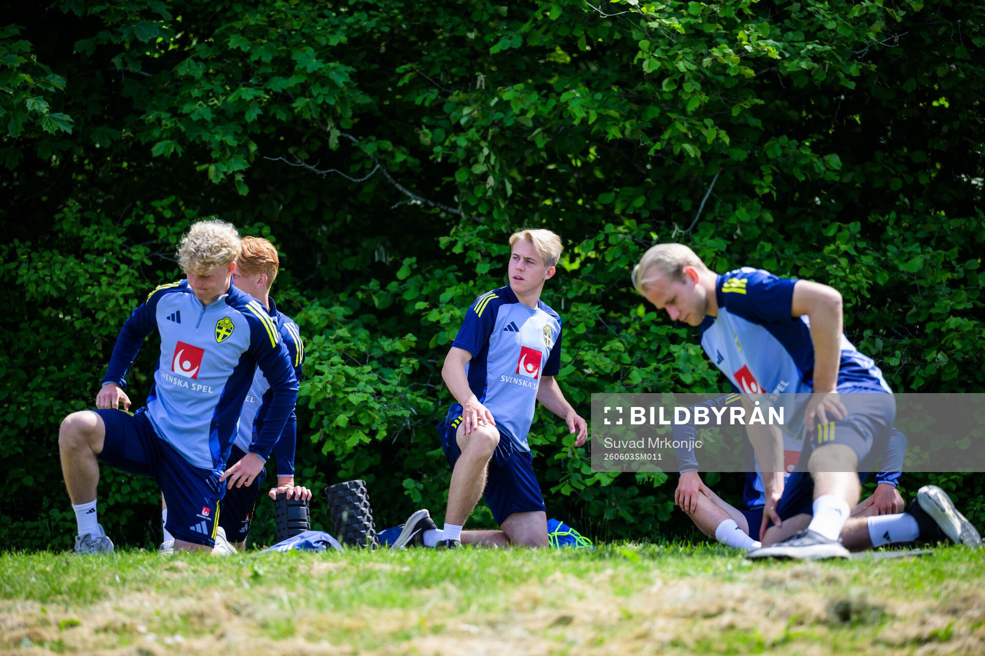 Charlie Rosenqvist and Fabian Björklund of the Swedish