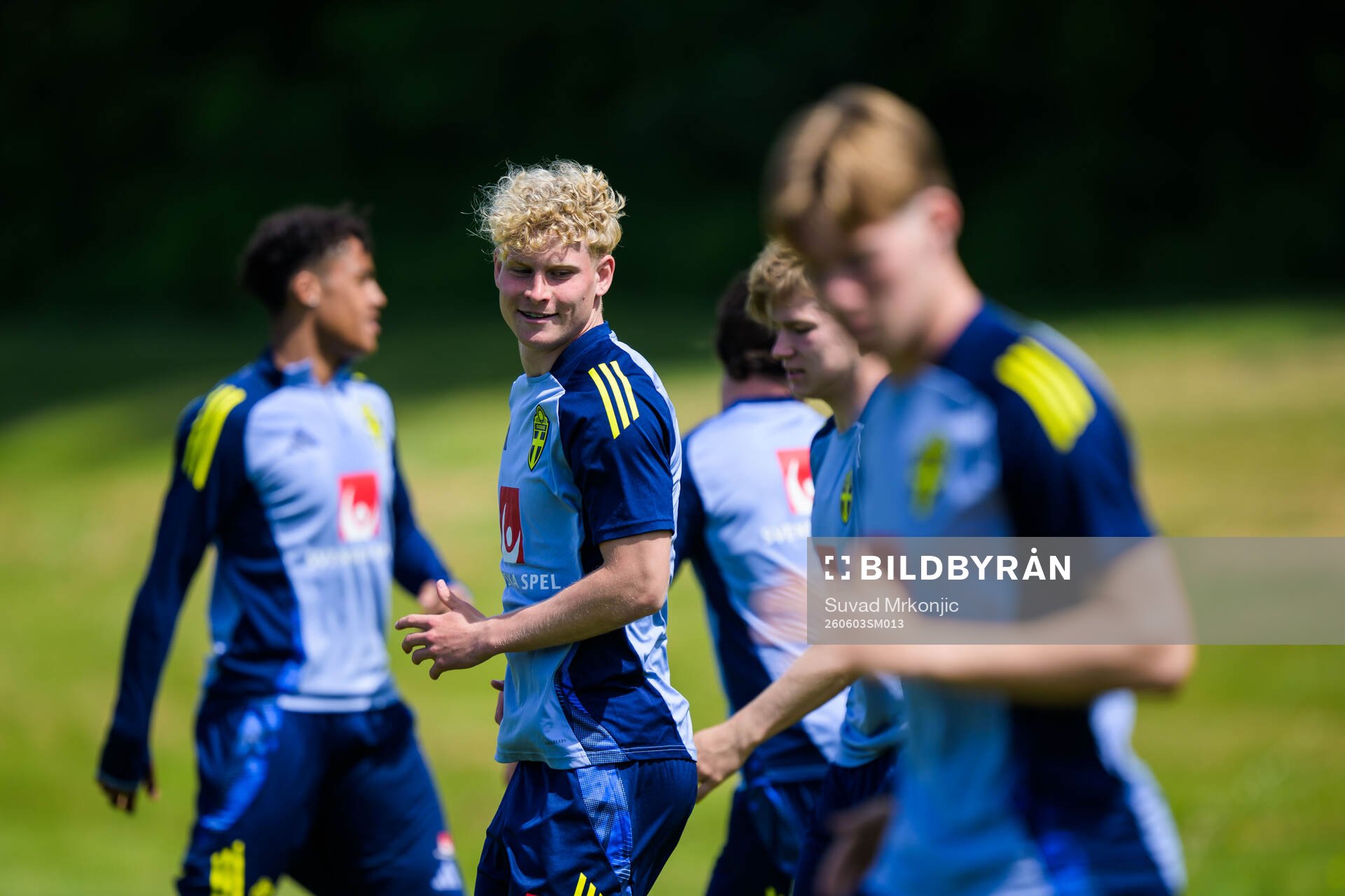 Fabian Björklund of the Swedish under-21 national football