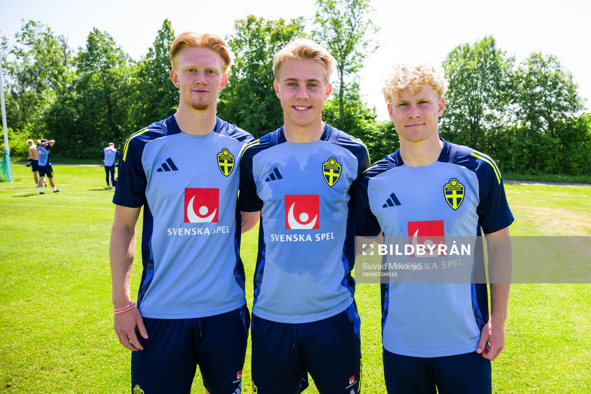 Elias Eriksson, Charlie Rosenqvist and Fabian Björklund of