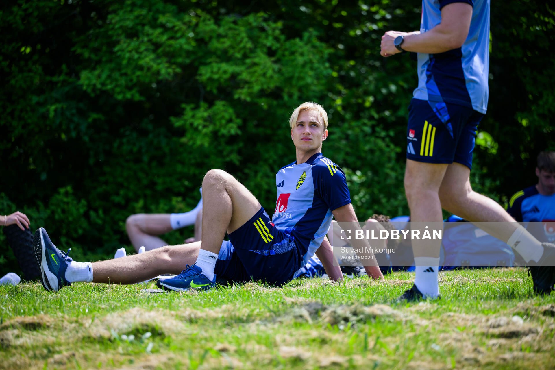 Leo Östman of the Swedish under-21 national football team
