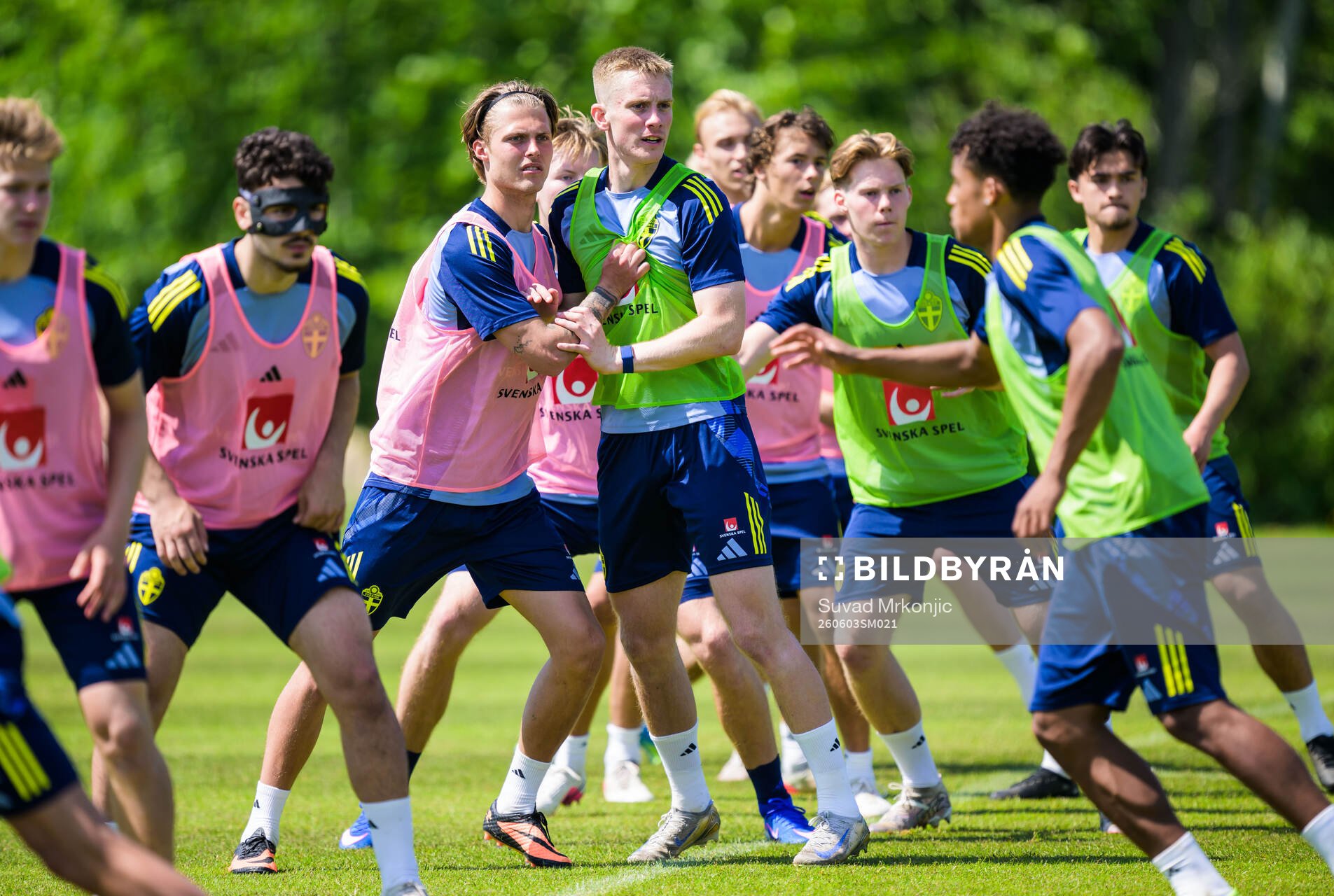 Lukas Björklund and Harry Hilvenius of the Swedish
