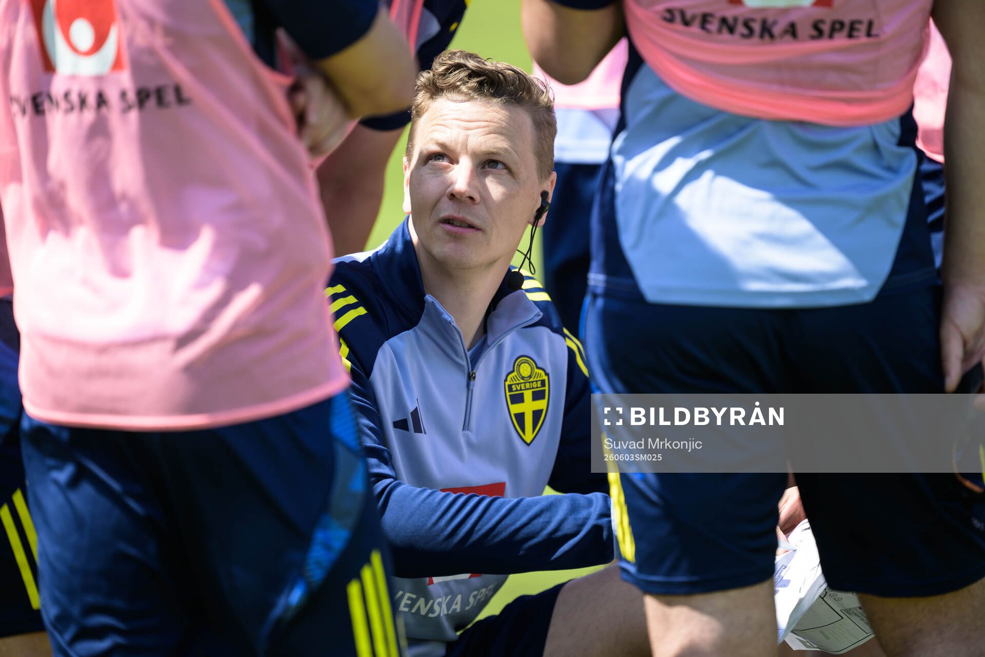 Rickard Engström of the Swedish under-21 national football