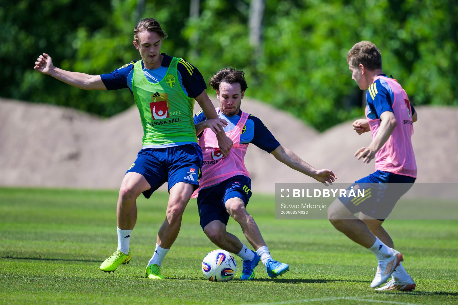 Yannick Geiger of the Swedish under-21 national football