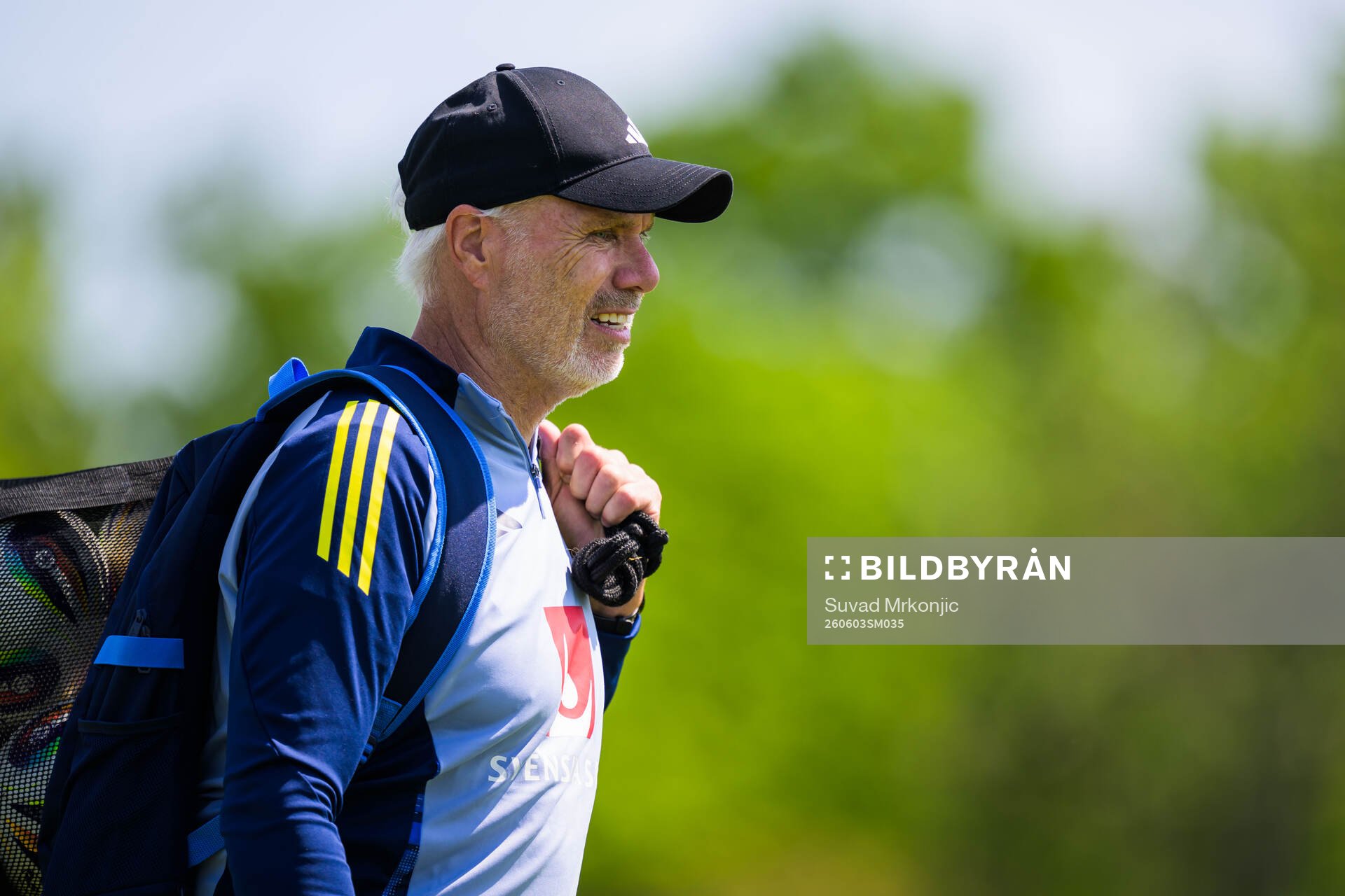 Coordinator Lasse Eriksson of the Swedish under-21 national