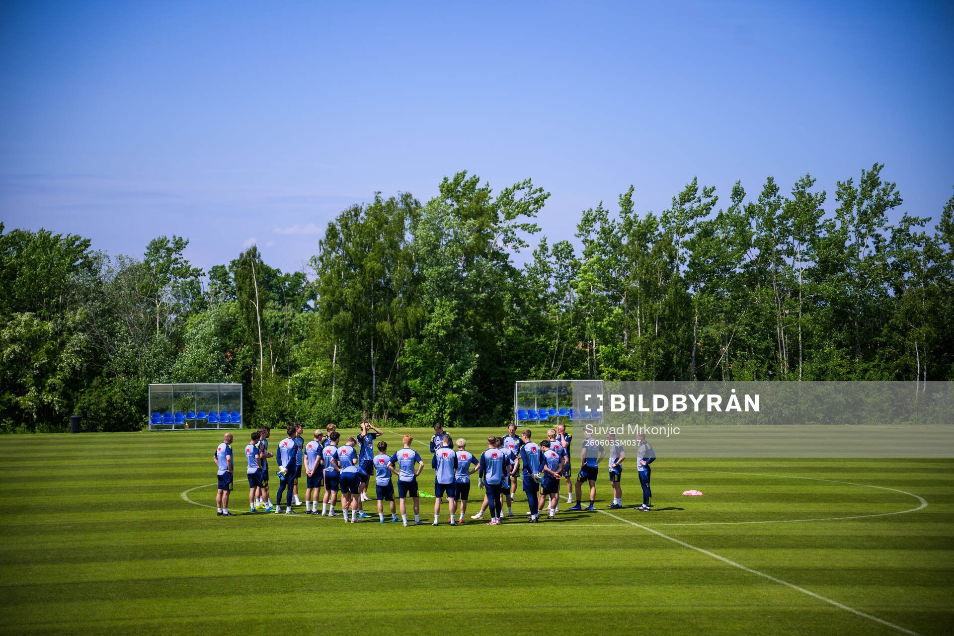 Players of the Swedish under-21 national football team