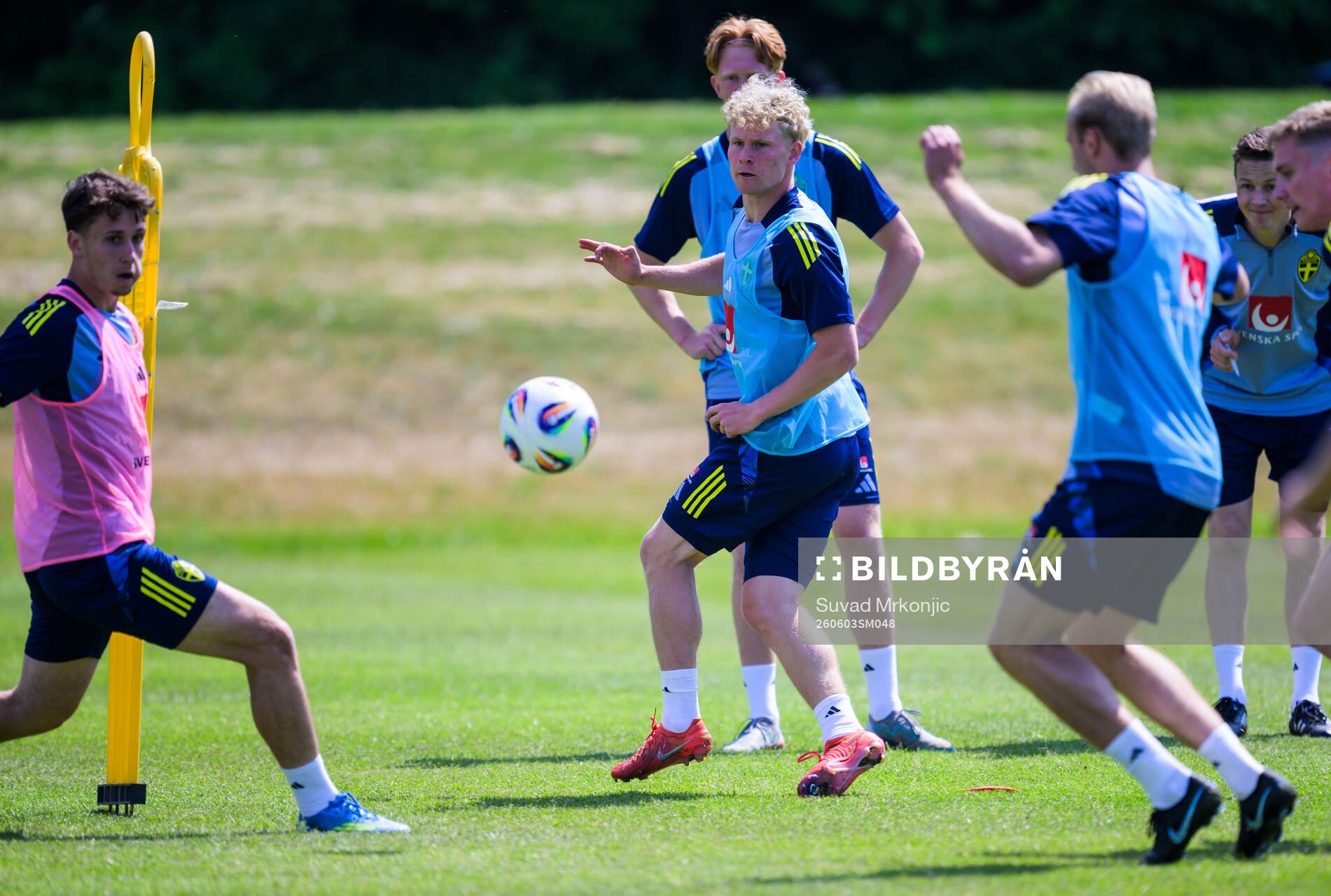 Fabian Björklund of the Swedish under-21 national football