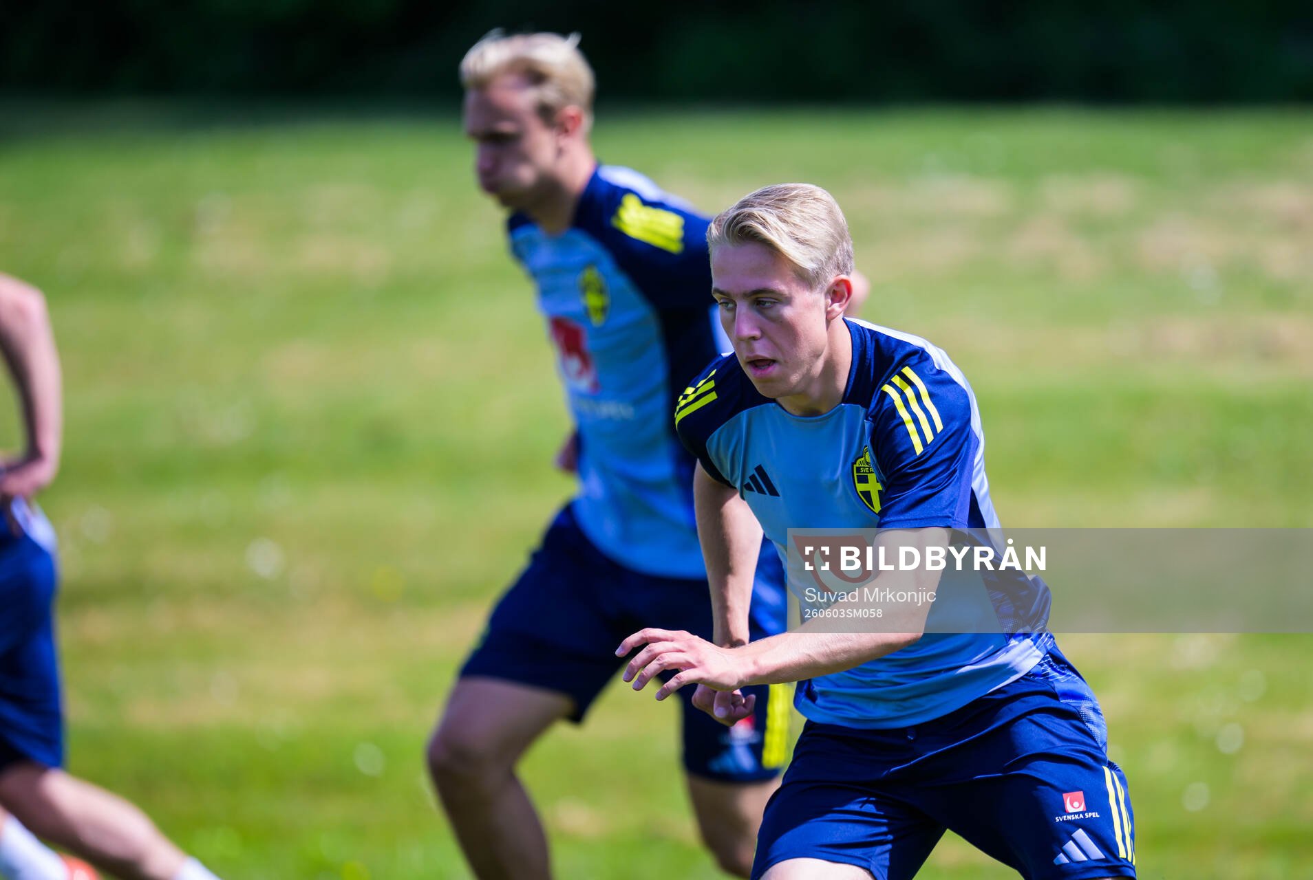 Charlie Rosenqvist of the Swedish under-21 national