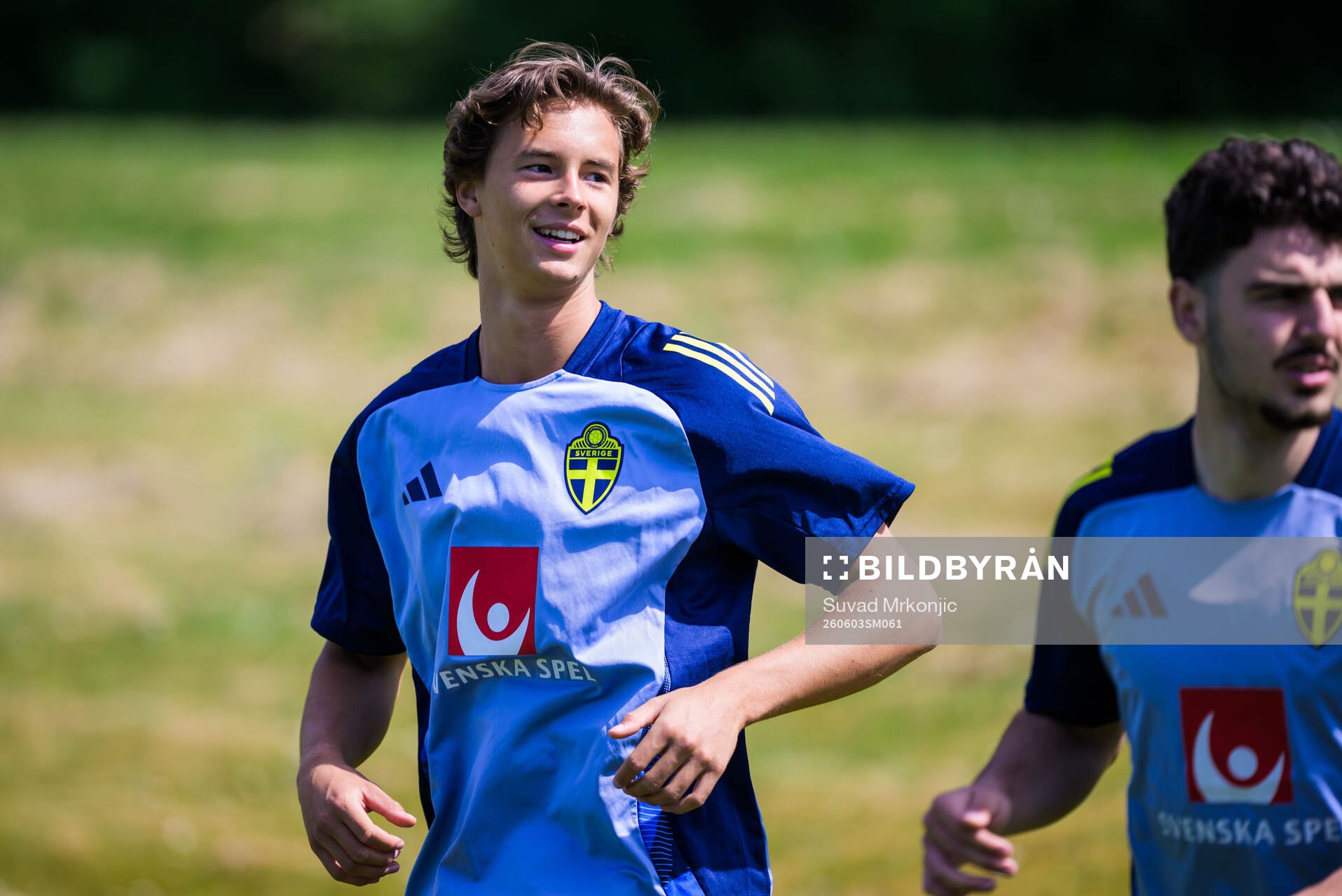 John Mellberg of the Swedish under-21 national football team
