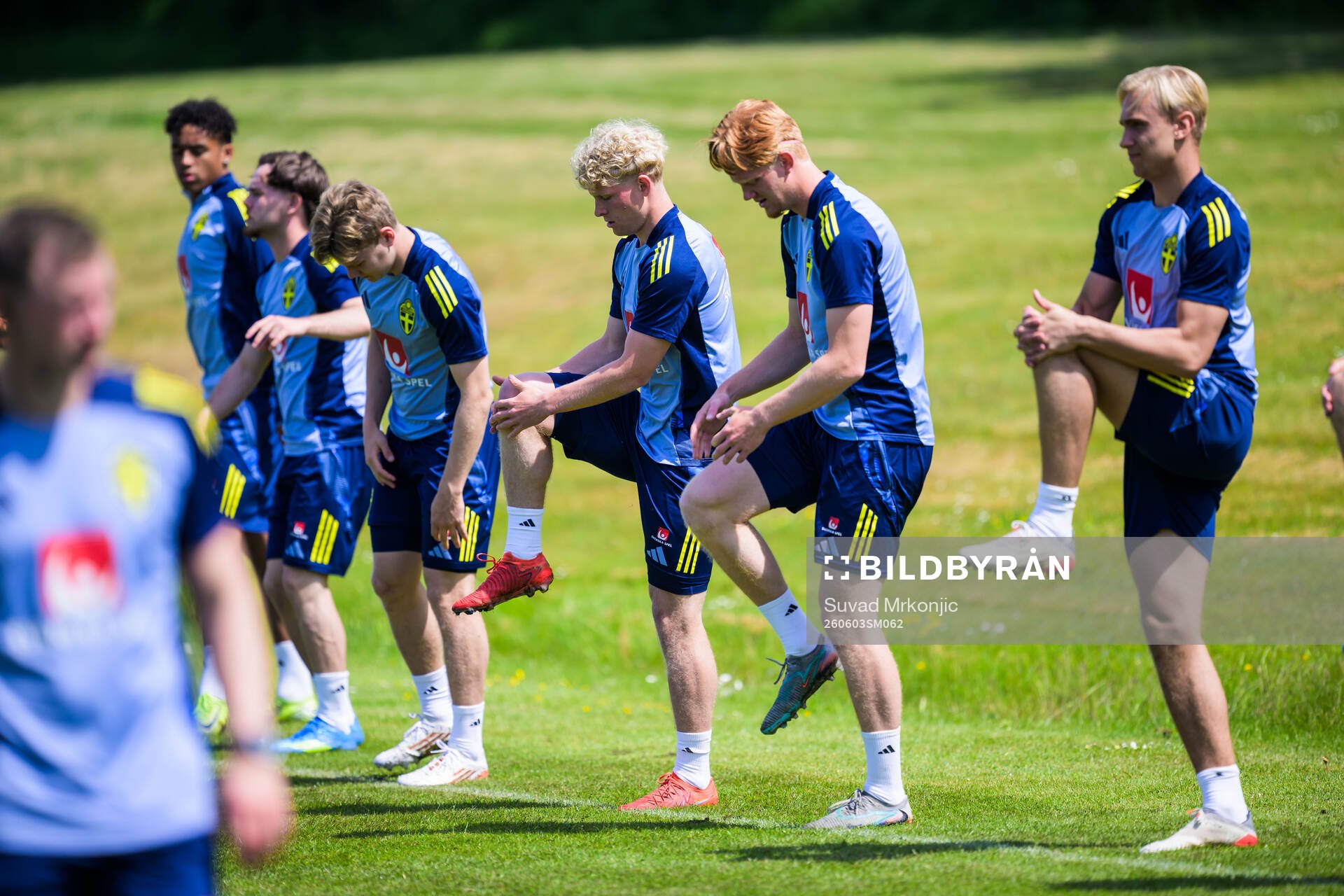 Players of the Swedish under-21 national football team