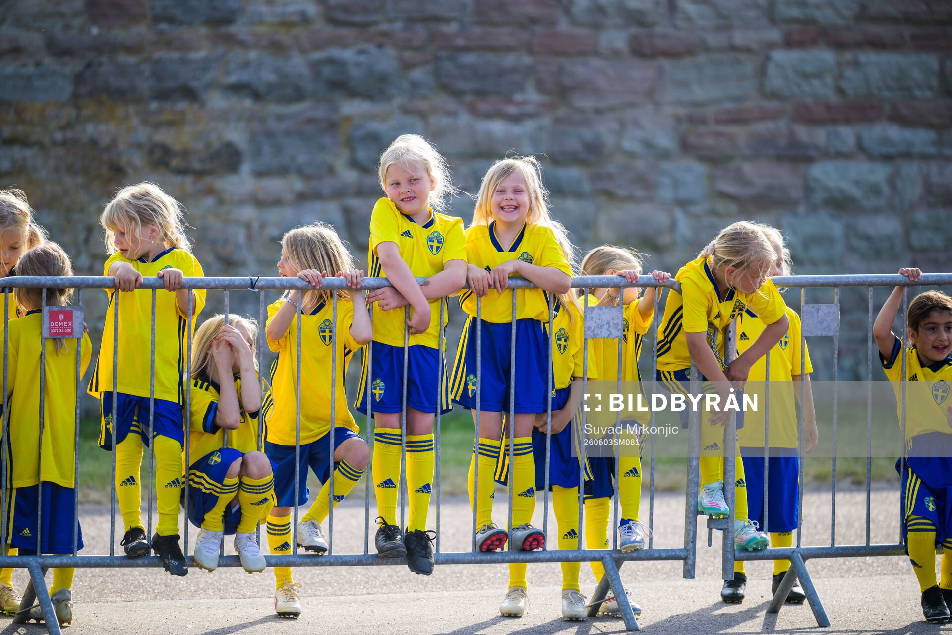 Toung swedish fottballers