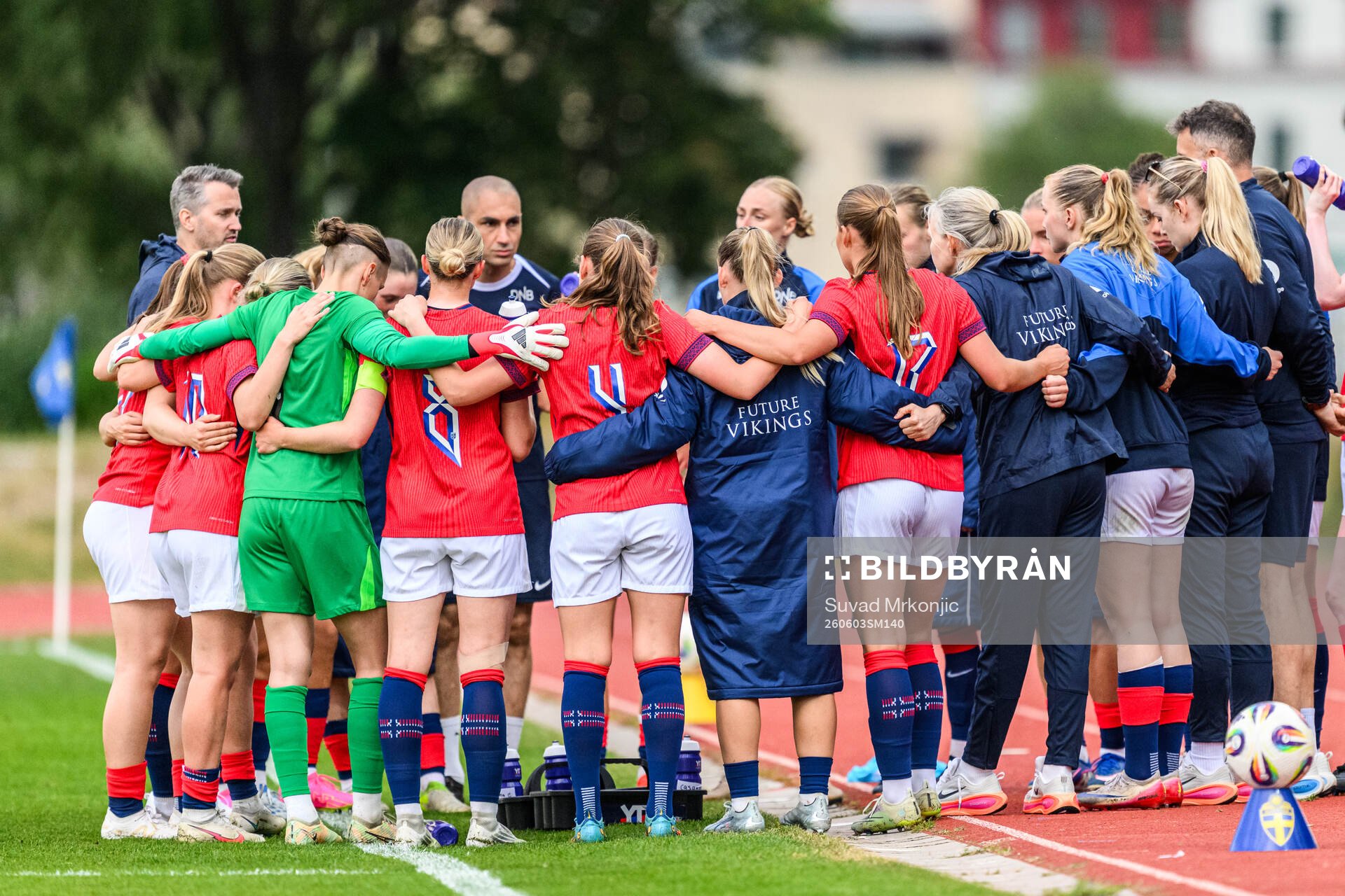 Players of Norway looks dejected